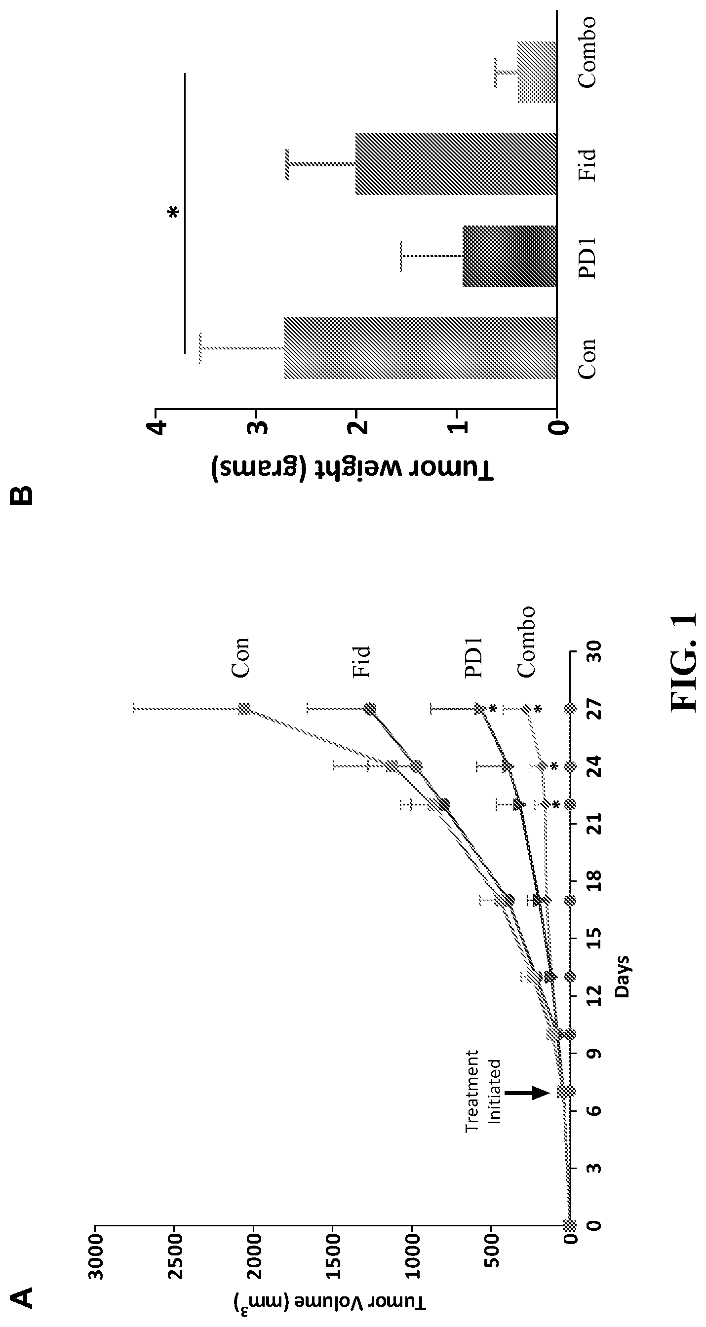 Patent US12090142 — Combination therapy for the treatment of cancer — Figure 1