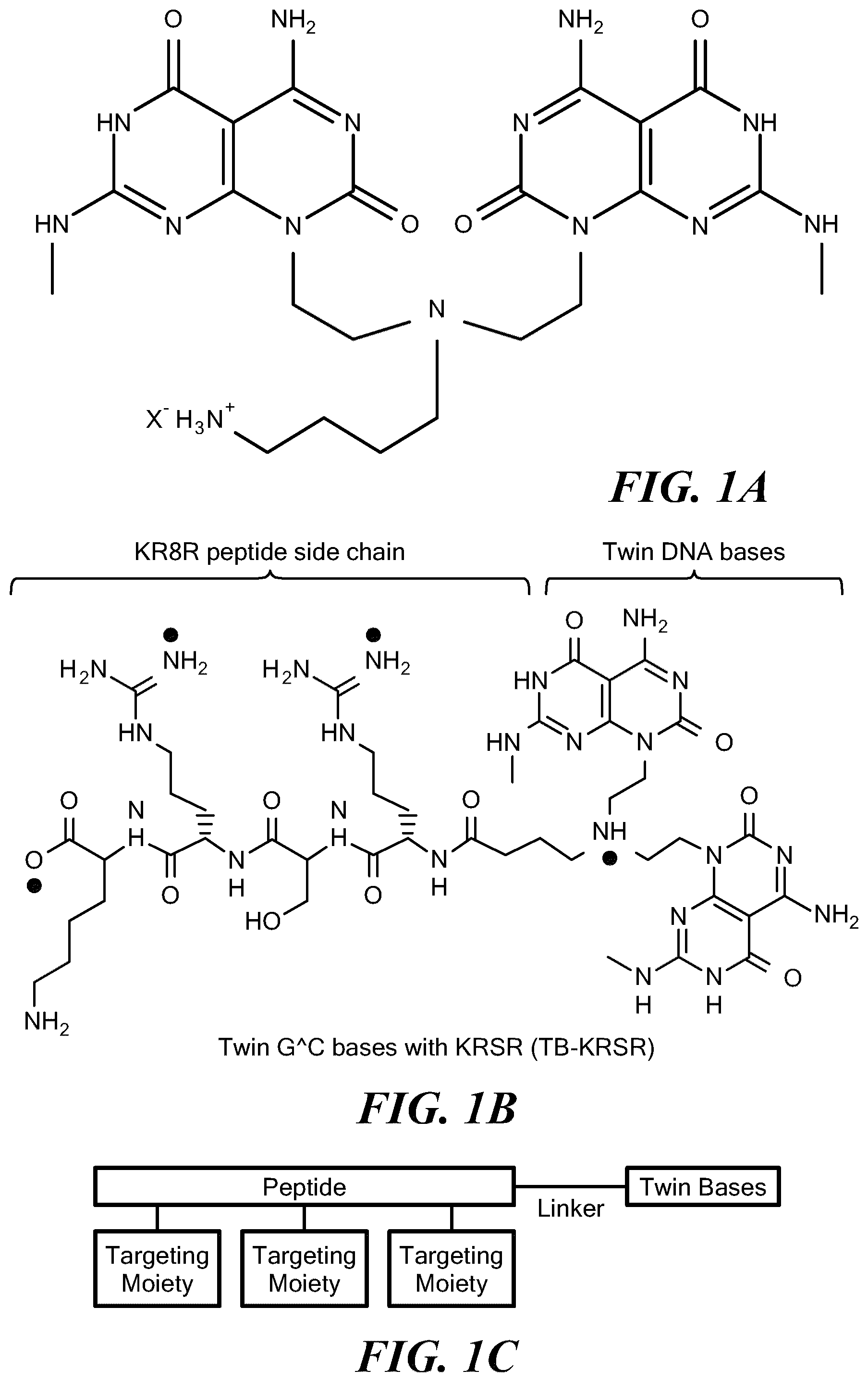 Patent US12090209 — Twin base linkers for virus inactivation — Figure 1