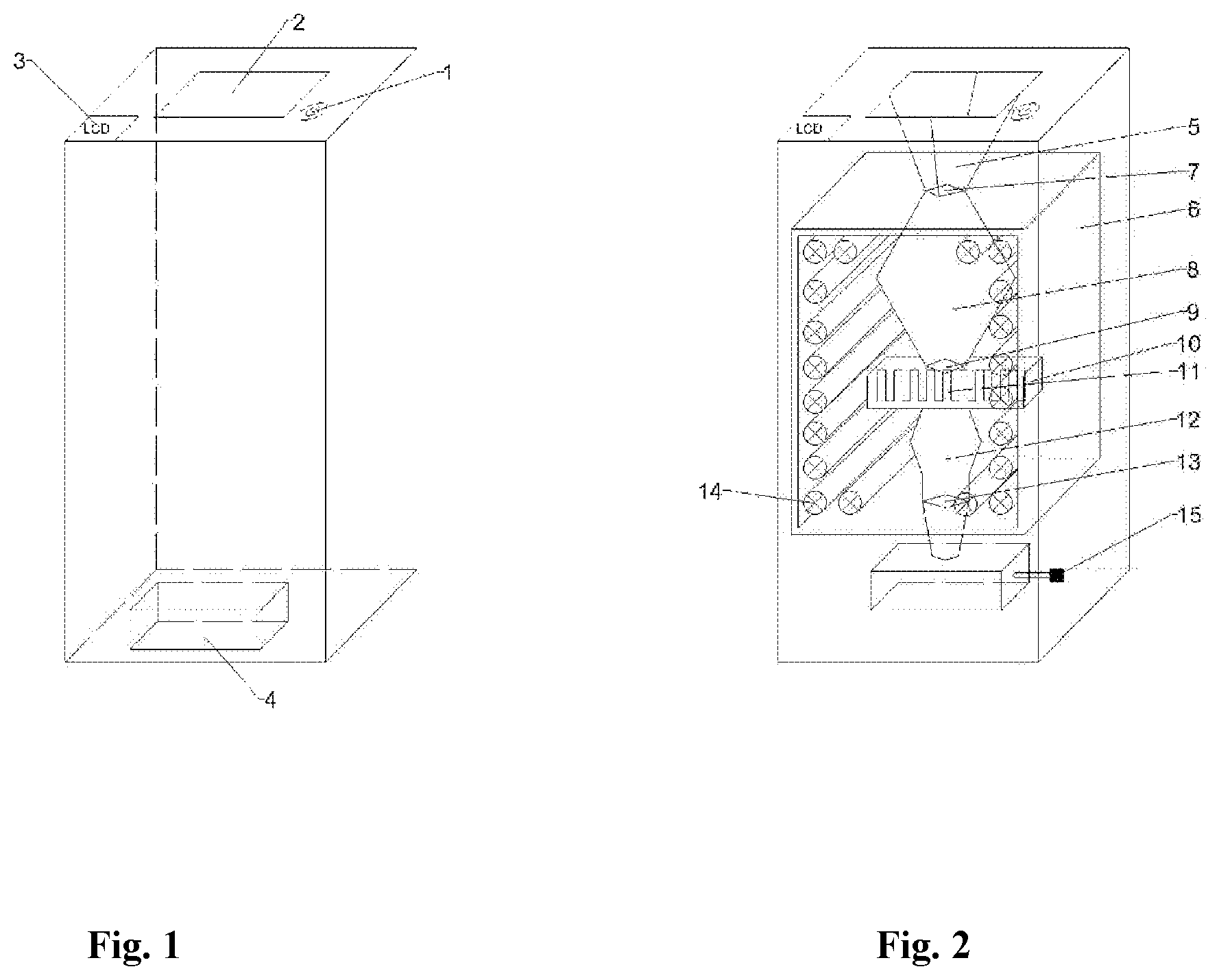 Patent US12090236 — Smart device and method for safe disposal of infectious medical waste using UV light — Figure 1