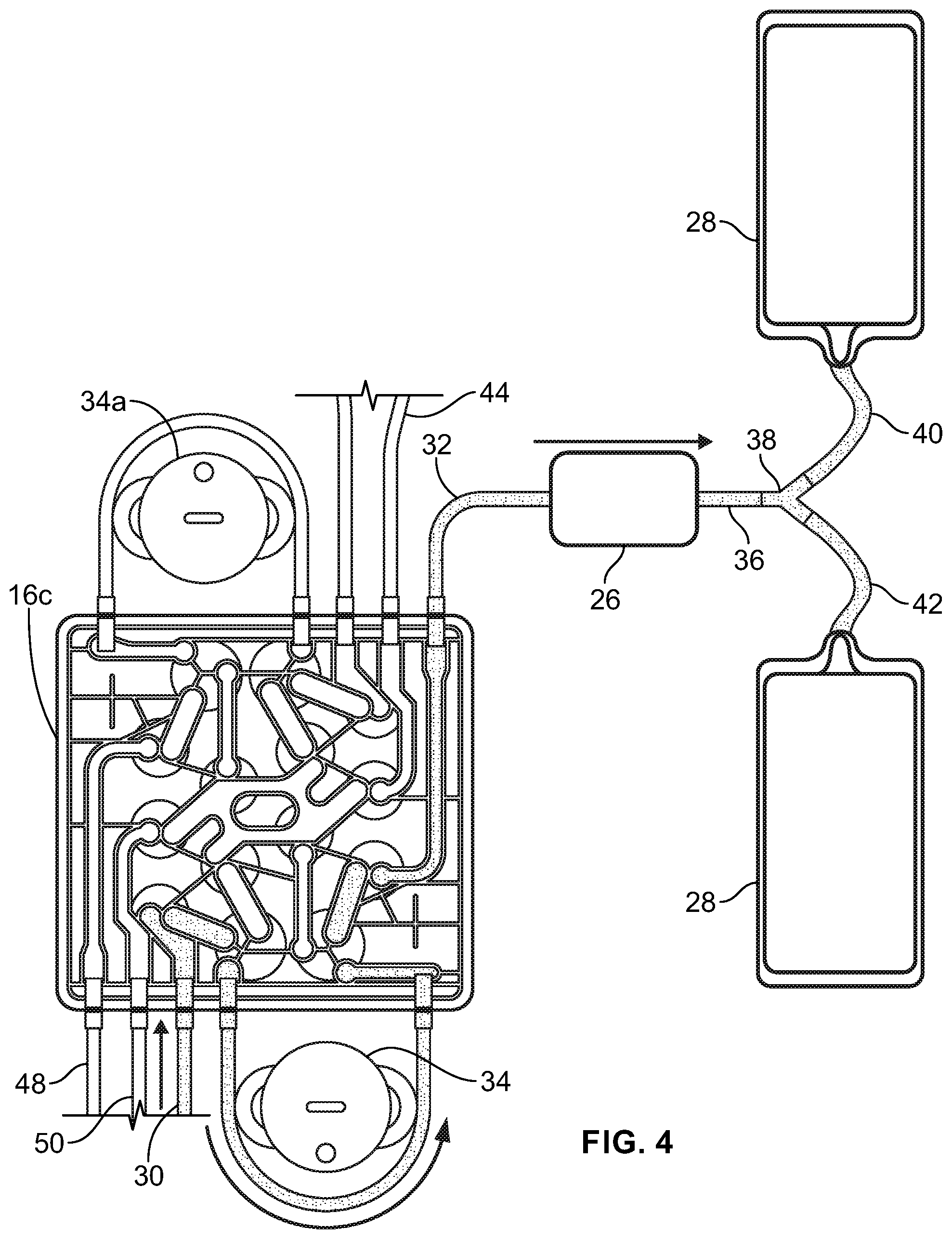 Patent US12090256 Figure 4 – Systems and methods for platelet filtration using an additive