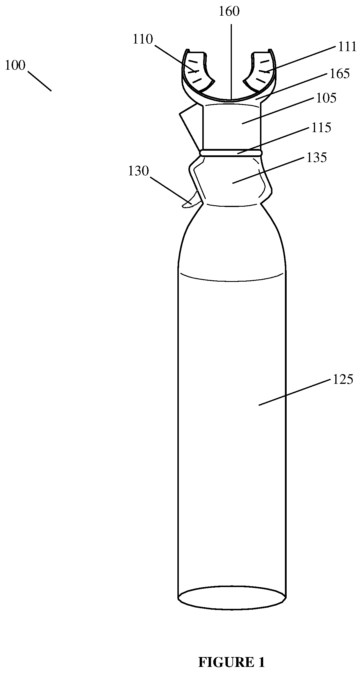 Patent US12090276 — Highly portable gas delivery systems — Figure 1