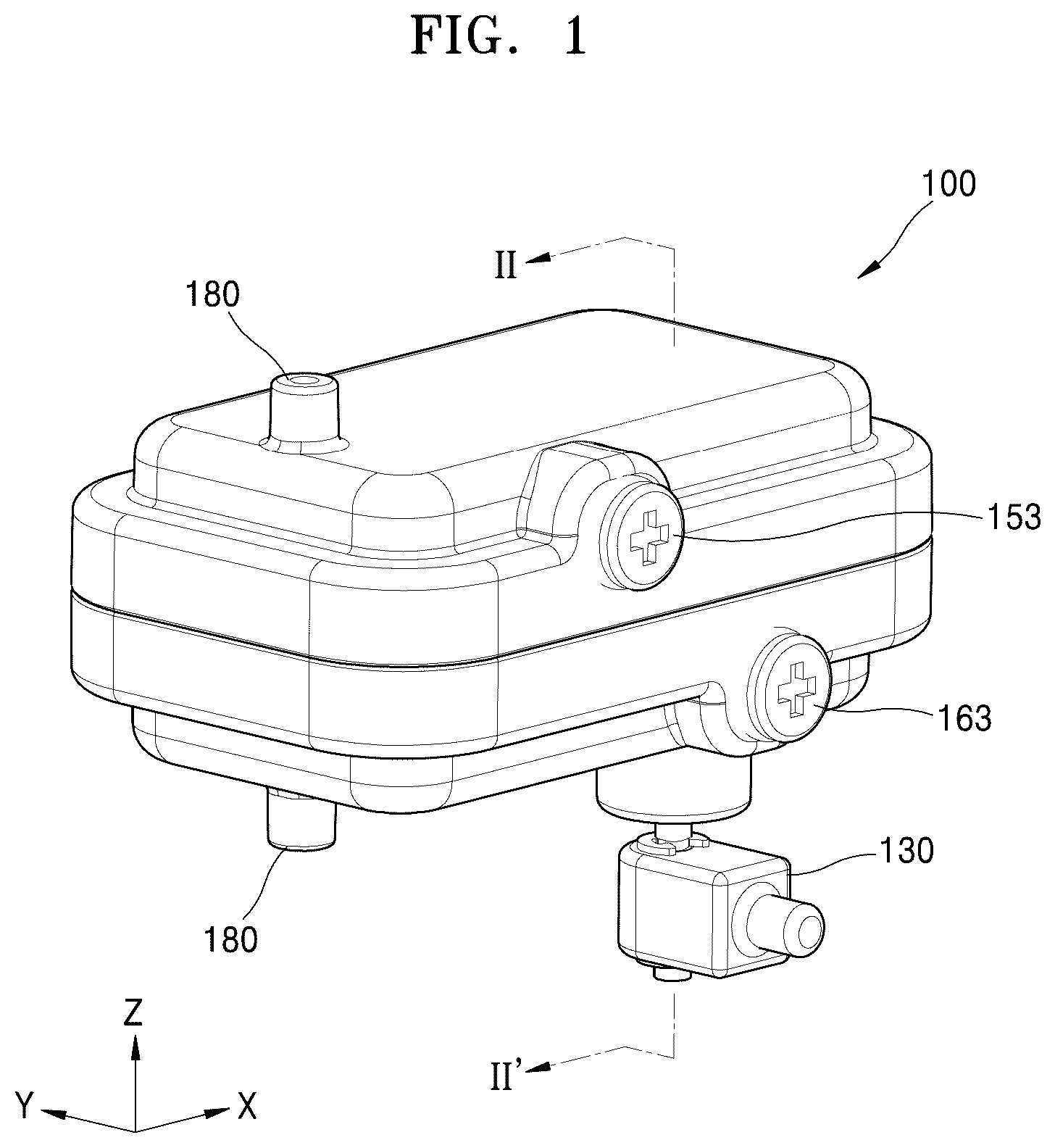 Patent US12090299 — Electroosmotic pump — Figure 1