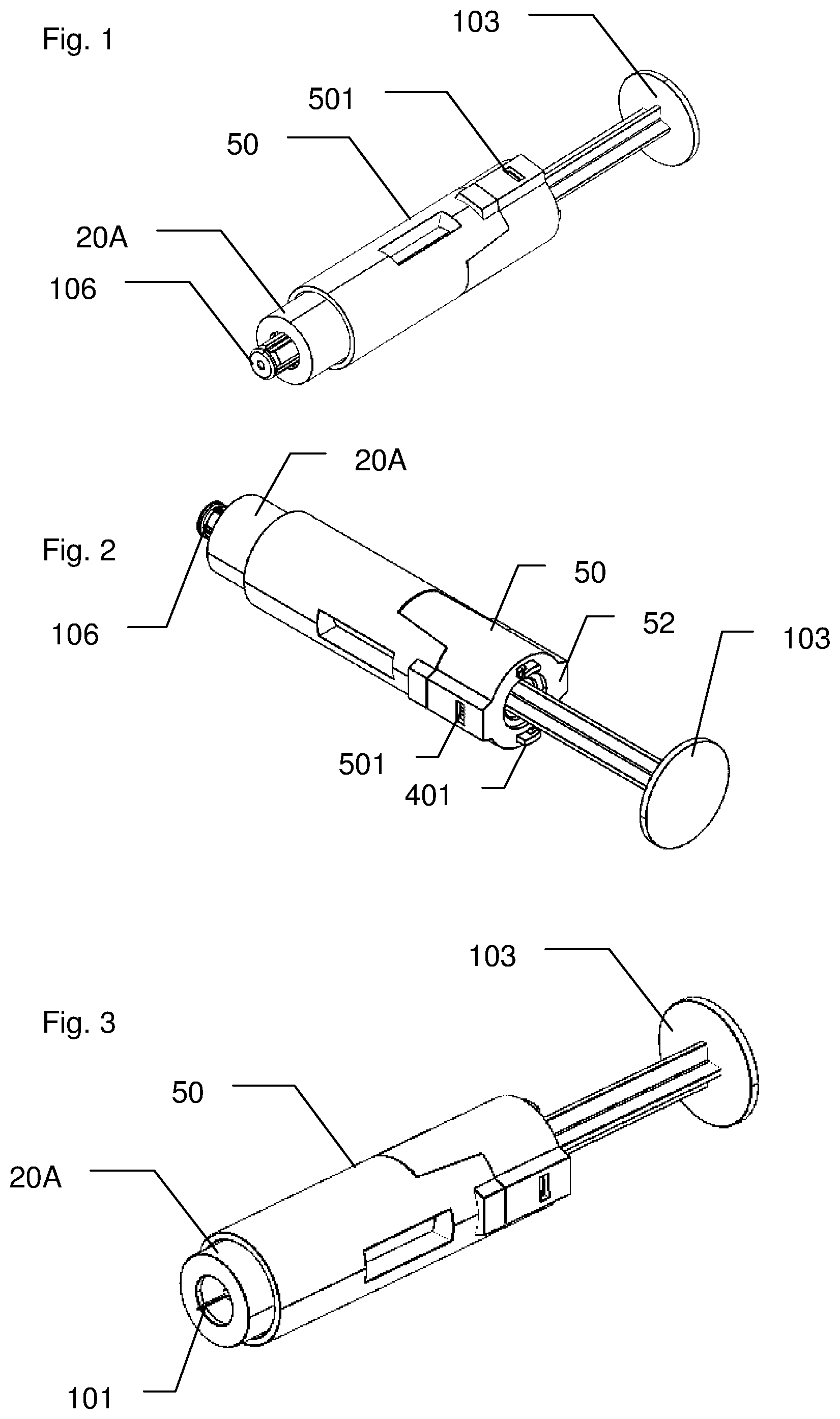 Patent US12090307 Figure 1 – Injection device