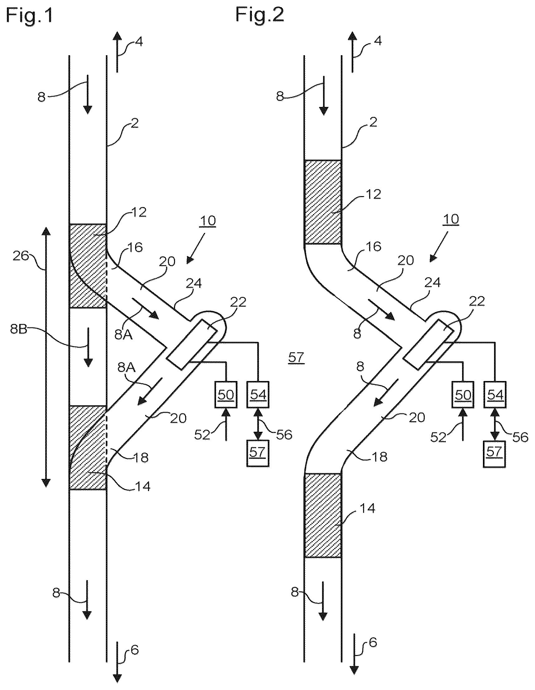 Patent US12090310 — Mechanical circulatory support device with axial flow turbomachine optimized for heart failure and cardio-renal syndrome by implantation in the descending aorta — Figure 1