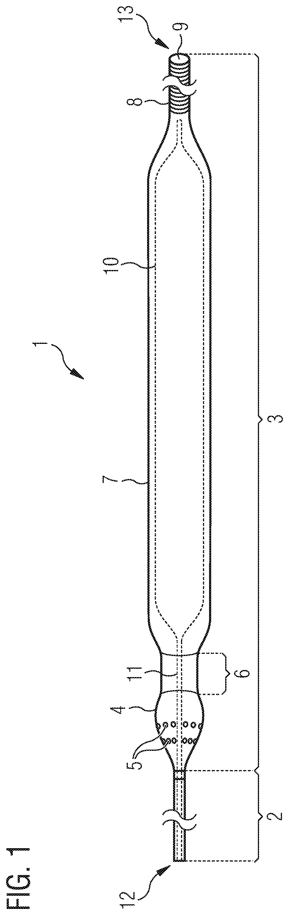 Patent US12090311 — Pump catheter for the directed pulsatile conveying of blood — Figure 1