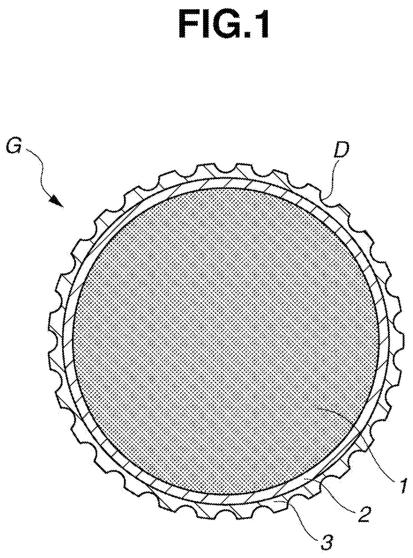 Patent US12090369 — Golf ball — Figure 1