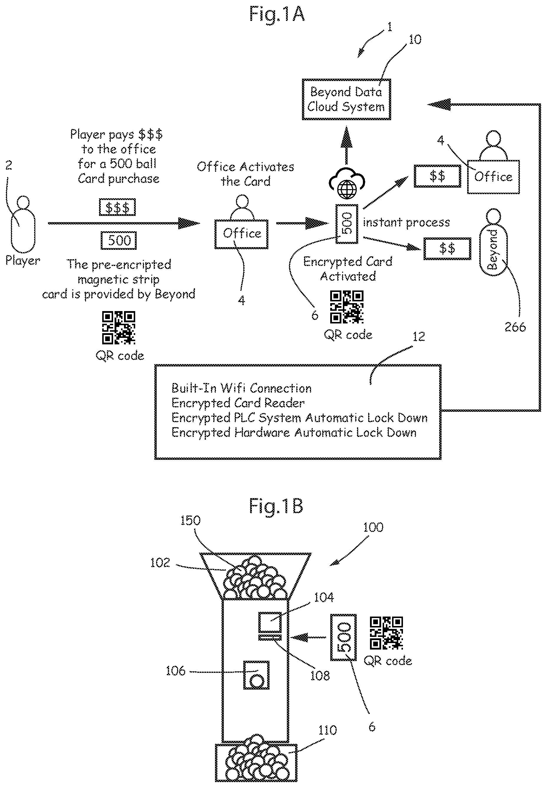 Patent US12090370 — Tennis ball pressurizer method and apparatus — Figure 1