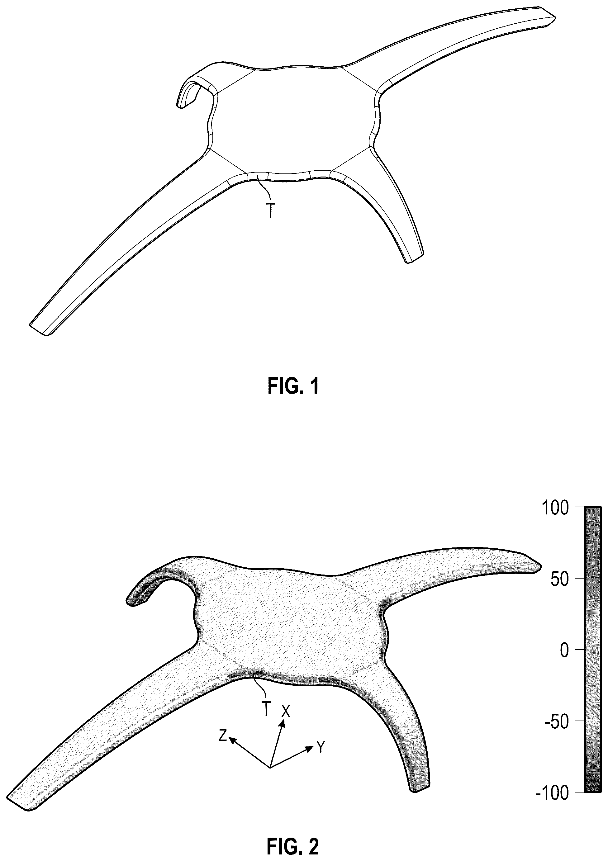 Patent US12090376 — Support structures for golf club heads and methods of manufacturing improved support structures — Figure 1