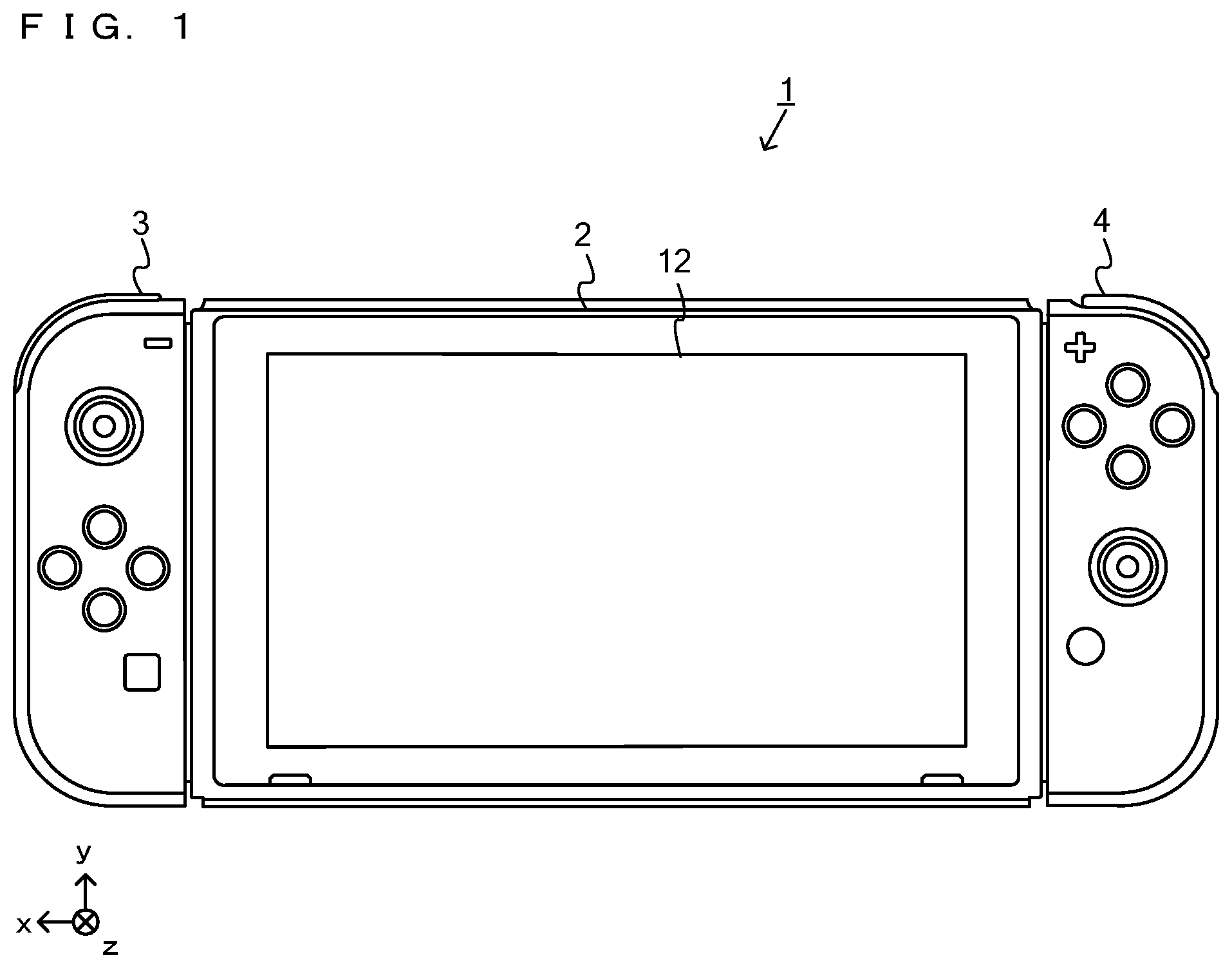 Patent US12090394 — Information processing system, information processing apparatus, storage medium having stored therein information processing program, and information processing method — Figure 1