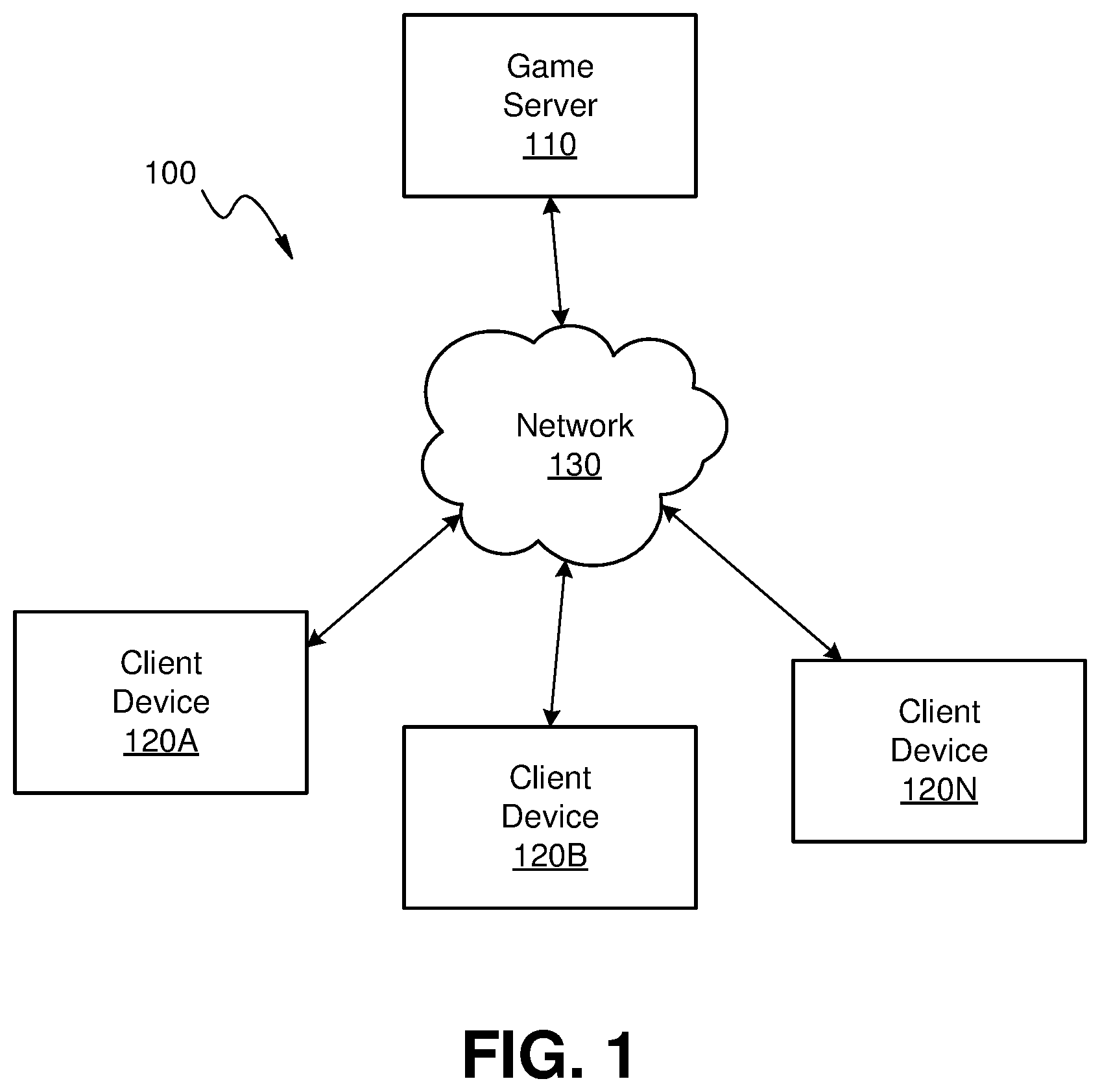 Patent US12090408 — Background process for importing real-world activity data into a location-based game — Figure 1
