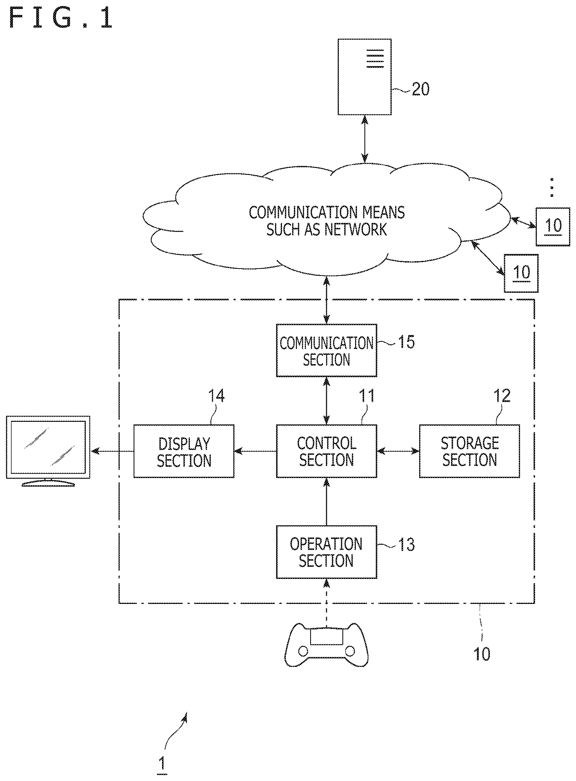 Patent US12090411 — Information processing system and information processing device — Figure 1