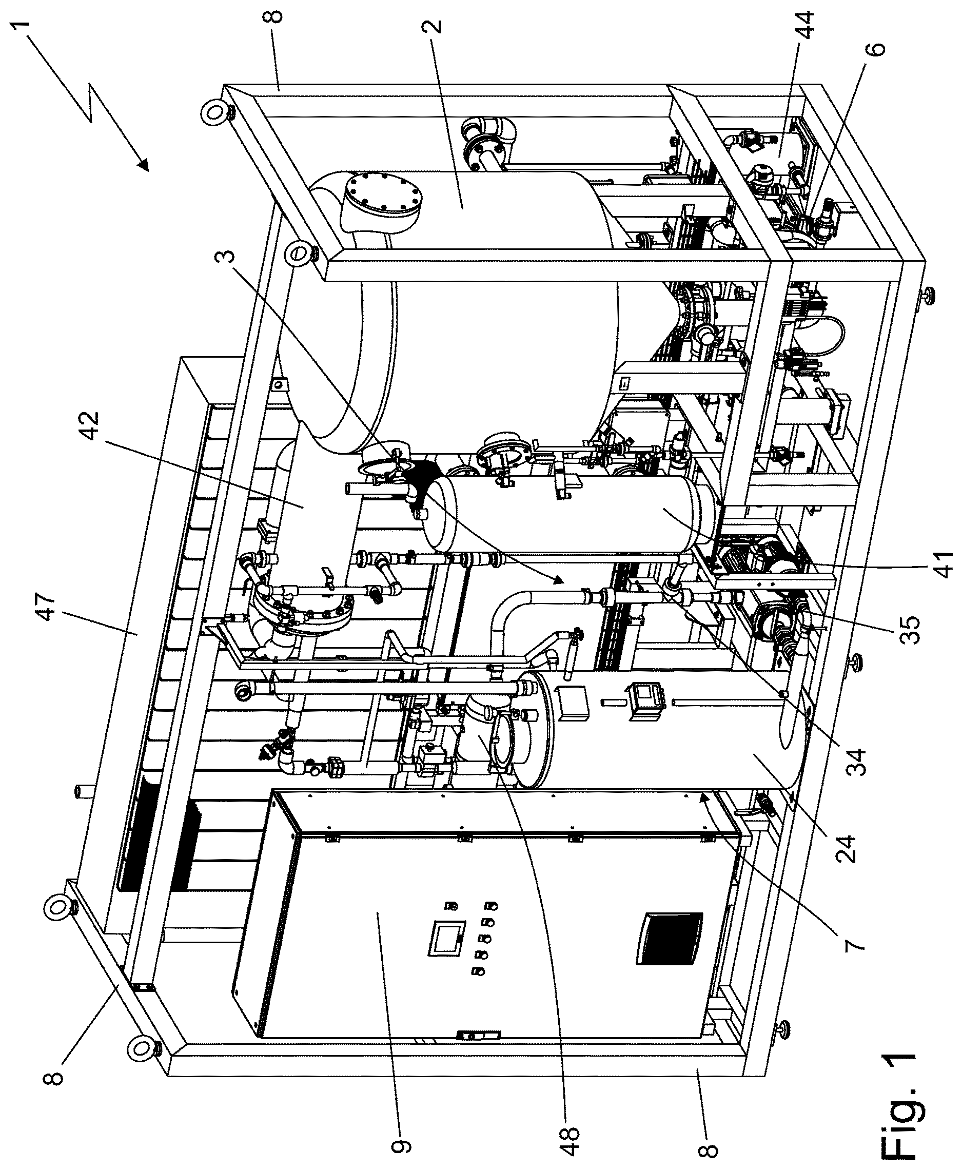 Patent US12090427 — Sewage treatment machine — Figure 1