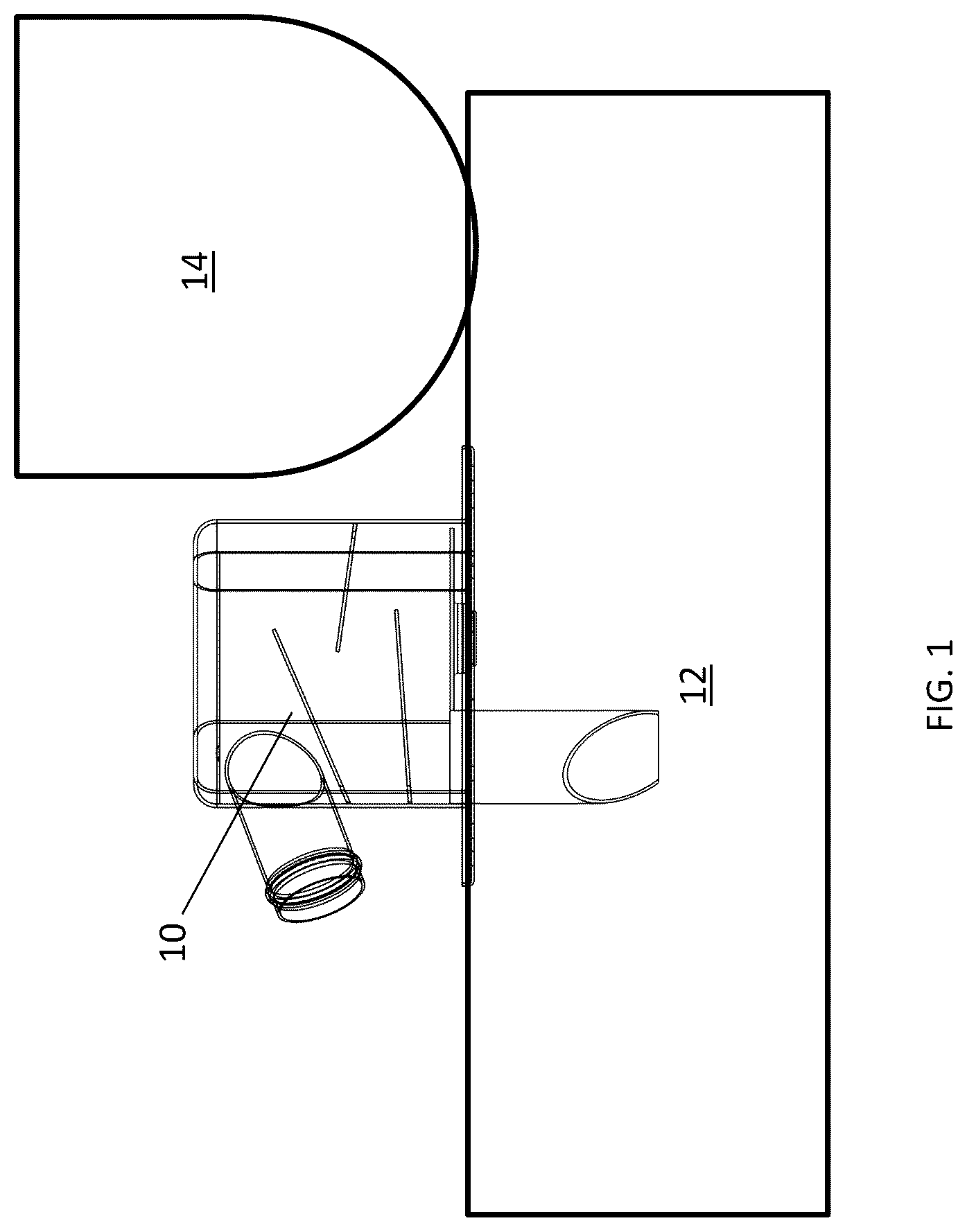 Patent US12090434 — Air / waste water separator — Figure 1