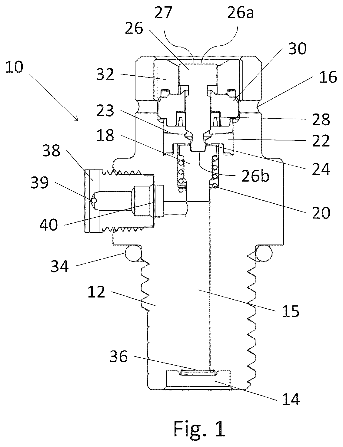 Patent US12090451 Figure 1 – Carbonation machine and a gas canister for a carbonation machine