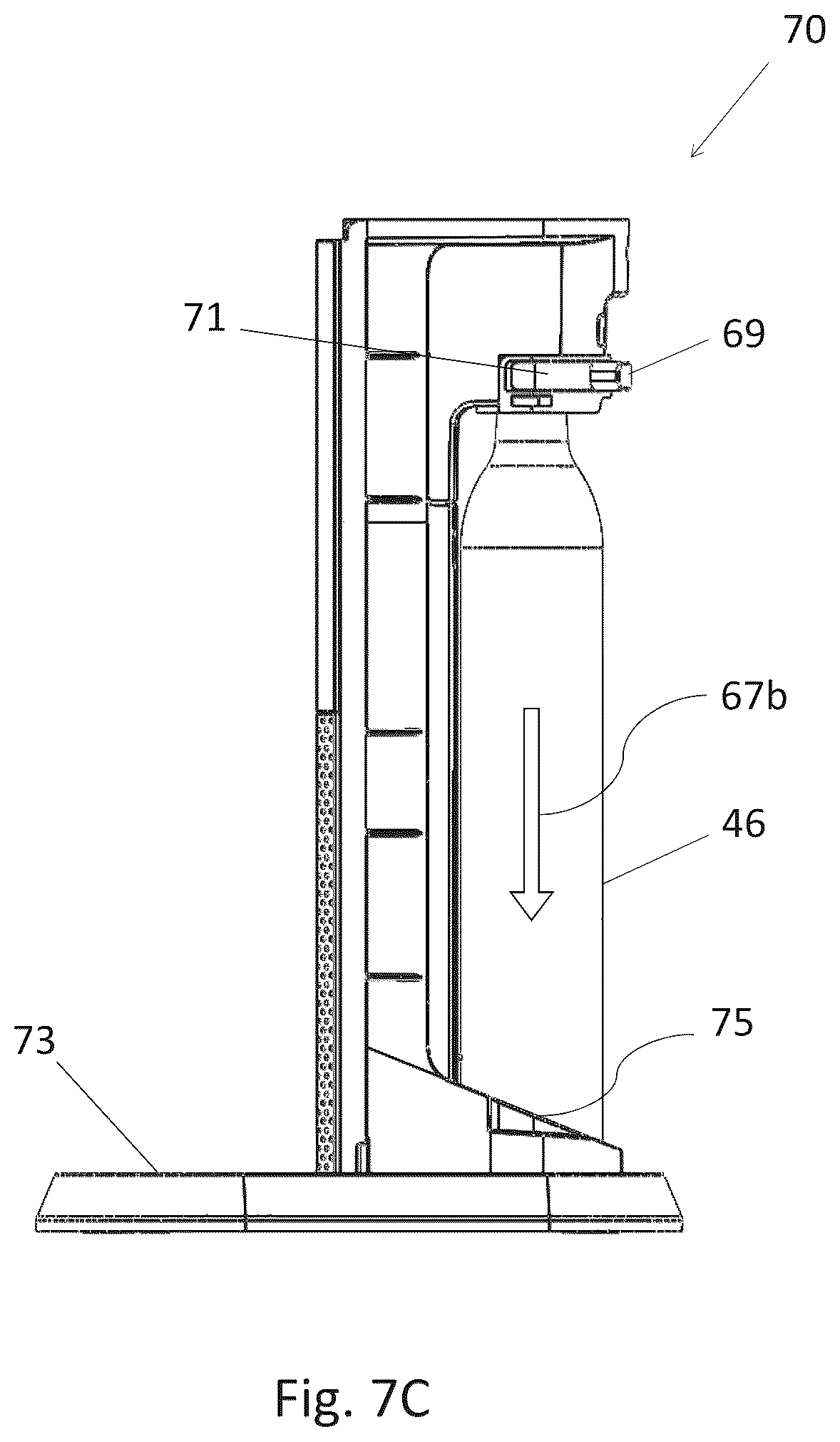 Patent US12090451 Figure 16 – Carbonation machine and a gas canister for a carbonation machine