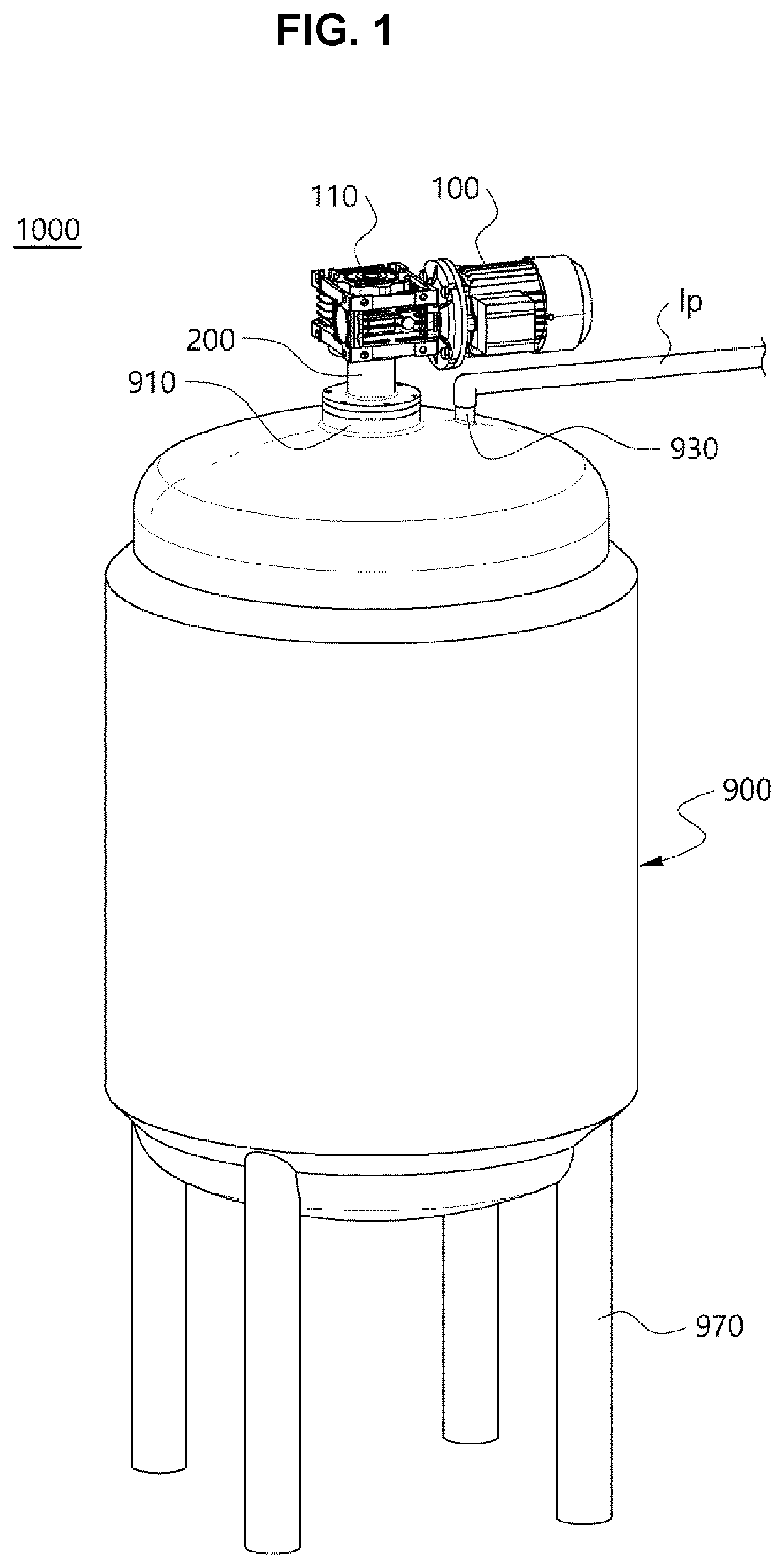 Patent US12090456 — Magnetic mixer and mixing system including the same — Figure 1