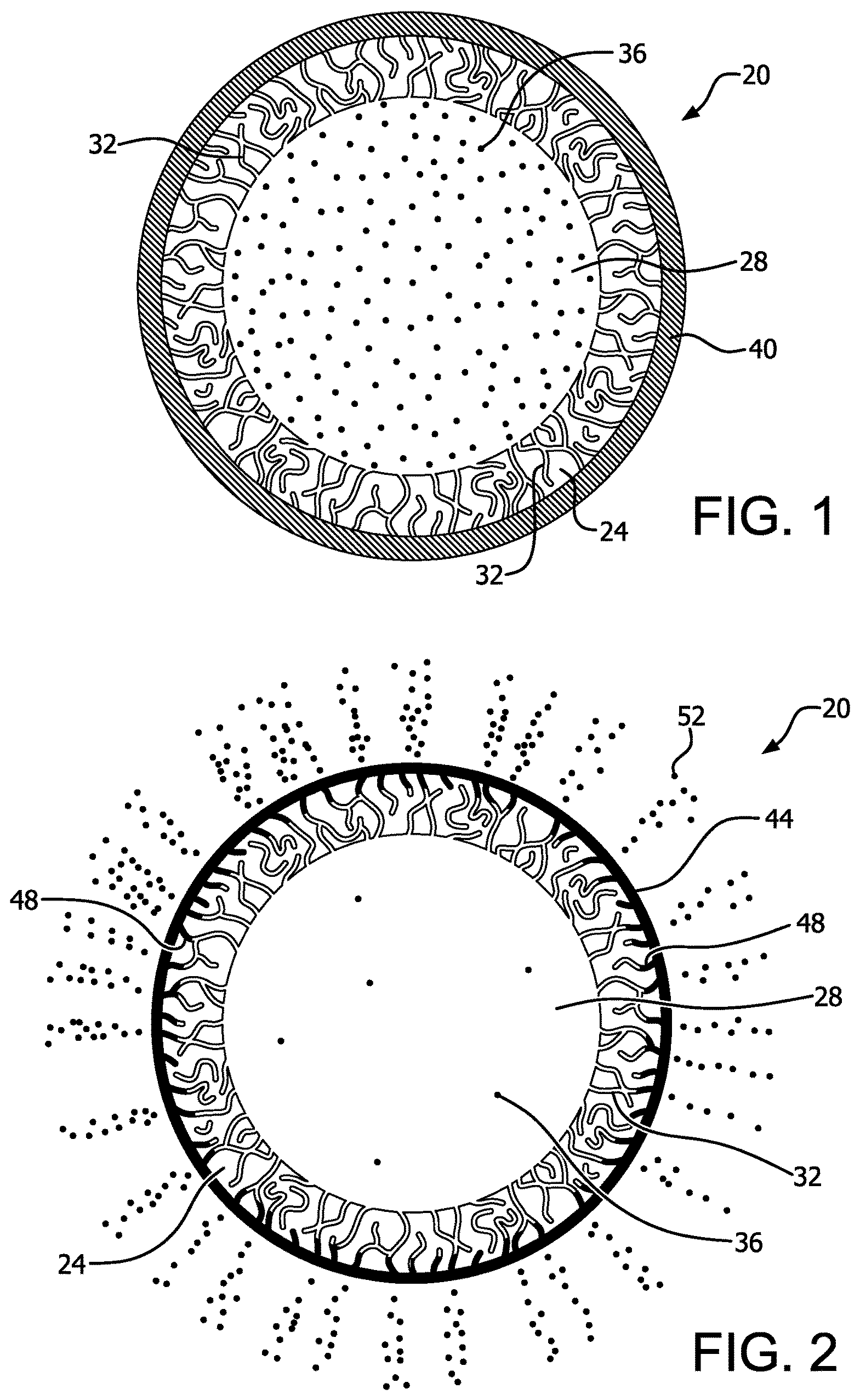 Patent US12090461 — Fluid storage media and method of delivering a fluid — Figure 1