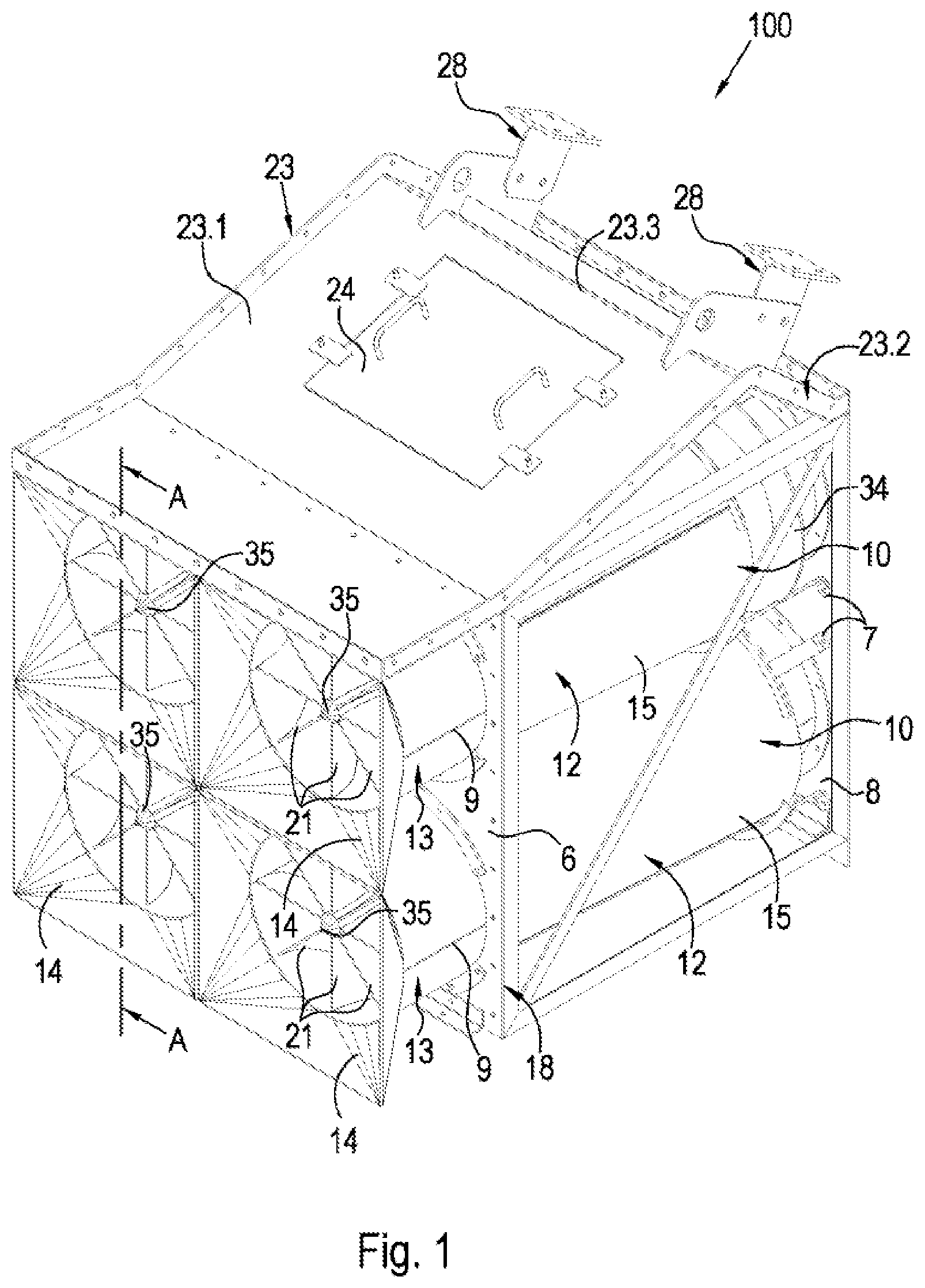 Patent US12090492 — Cyclonic air filtration equipment — Figure 1