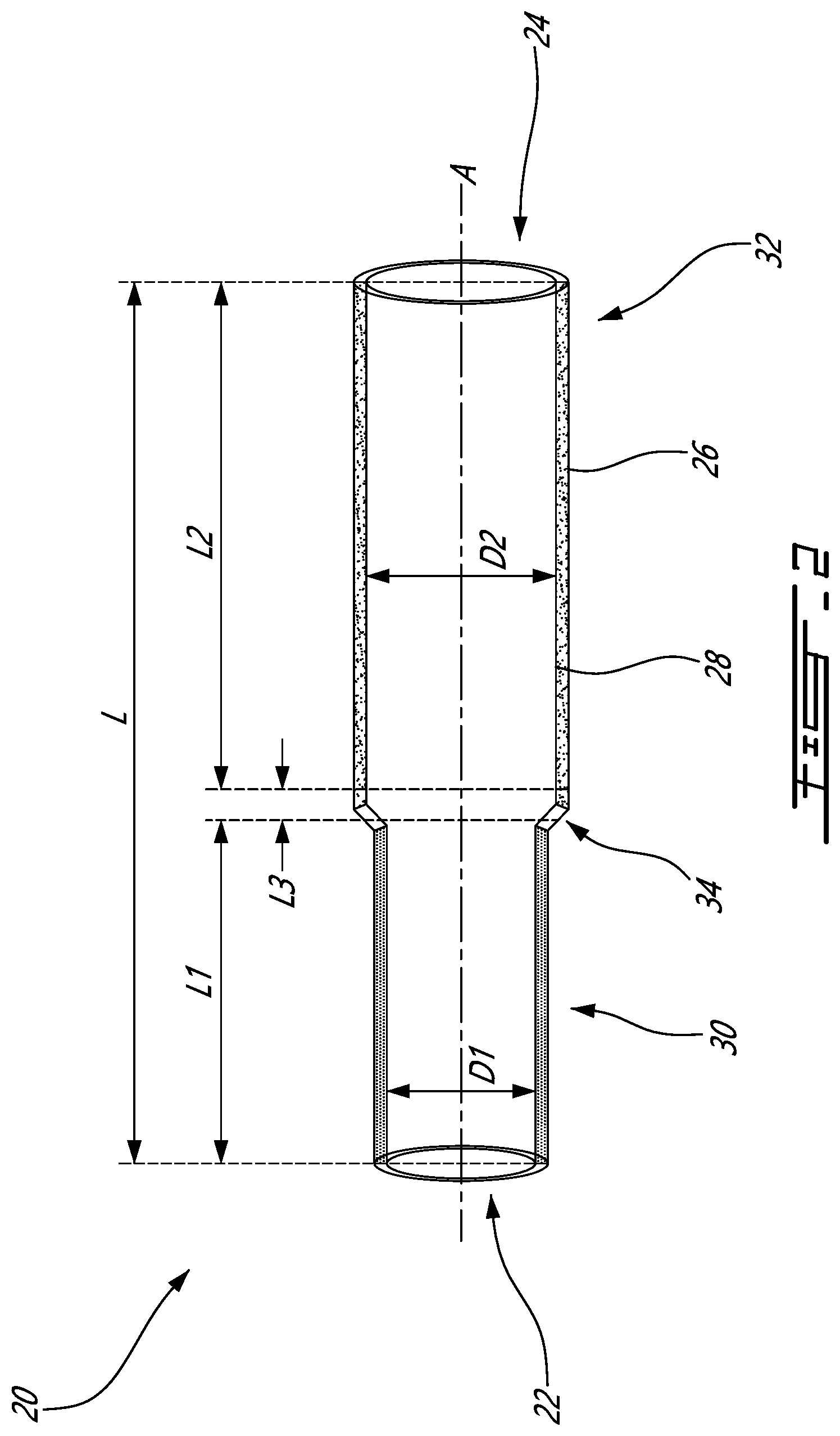 Patent US12090508 Figure 2 – Internal surface treatment device for hollow engine shaft and the like