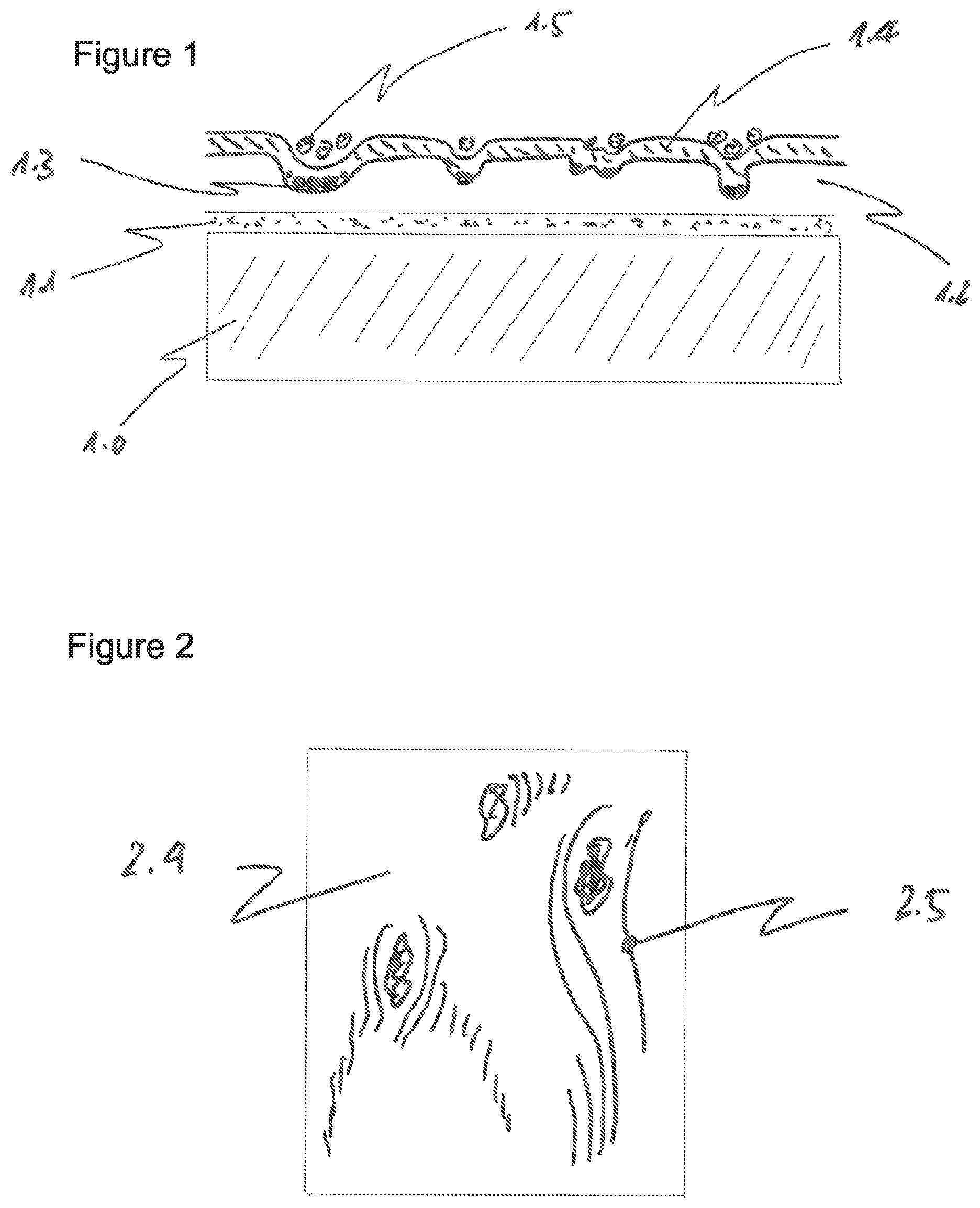 Patent US12090511 Figure 1 – Method and apparatus for producing a decorative surface