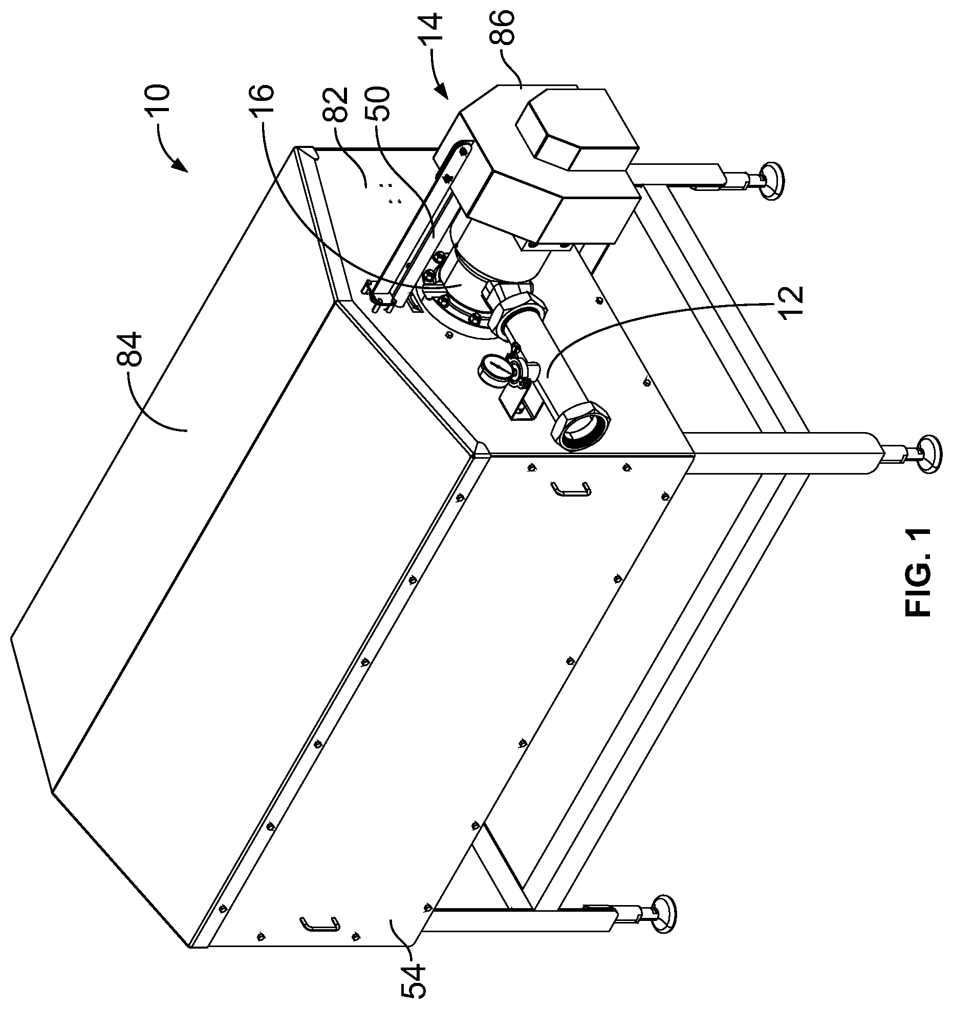 Patent US12090517 — Separation machine having powered separator gap control — Figure 1