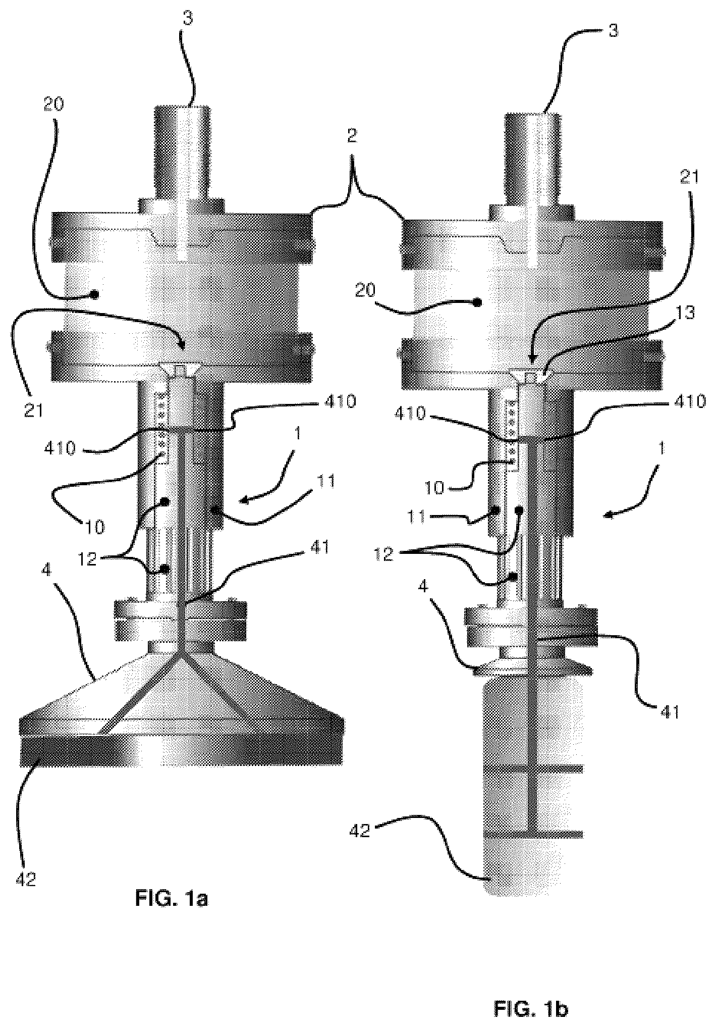 Patent US12090524 — Device for cleaning and polishing connections of underwater equipment comprising a cleaning-fluid dispersing mechanism — Figure 1