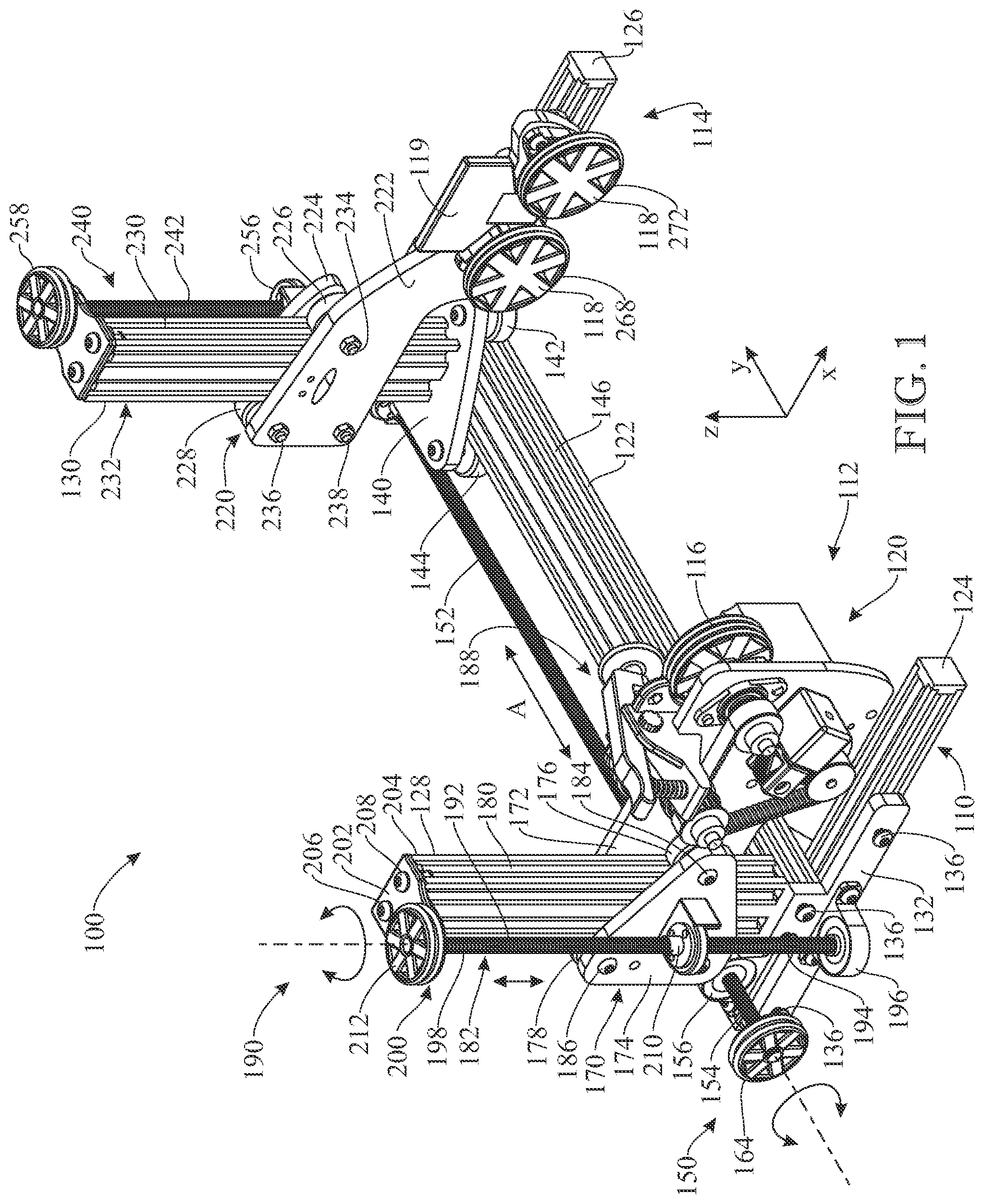 Patent US12090572 — Rotary laser engraving device — Figure 1