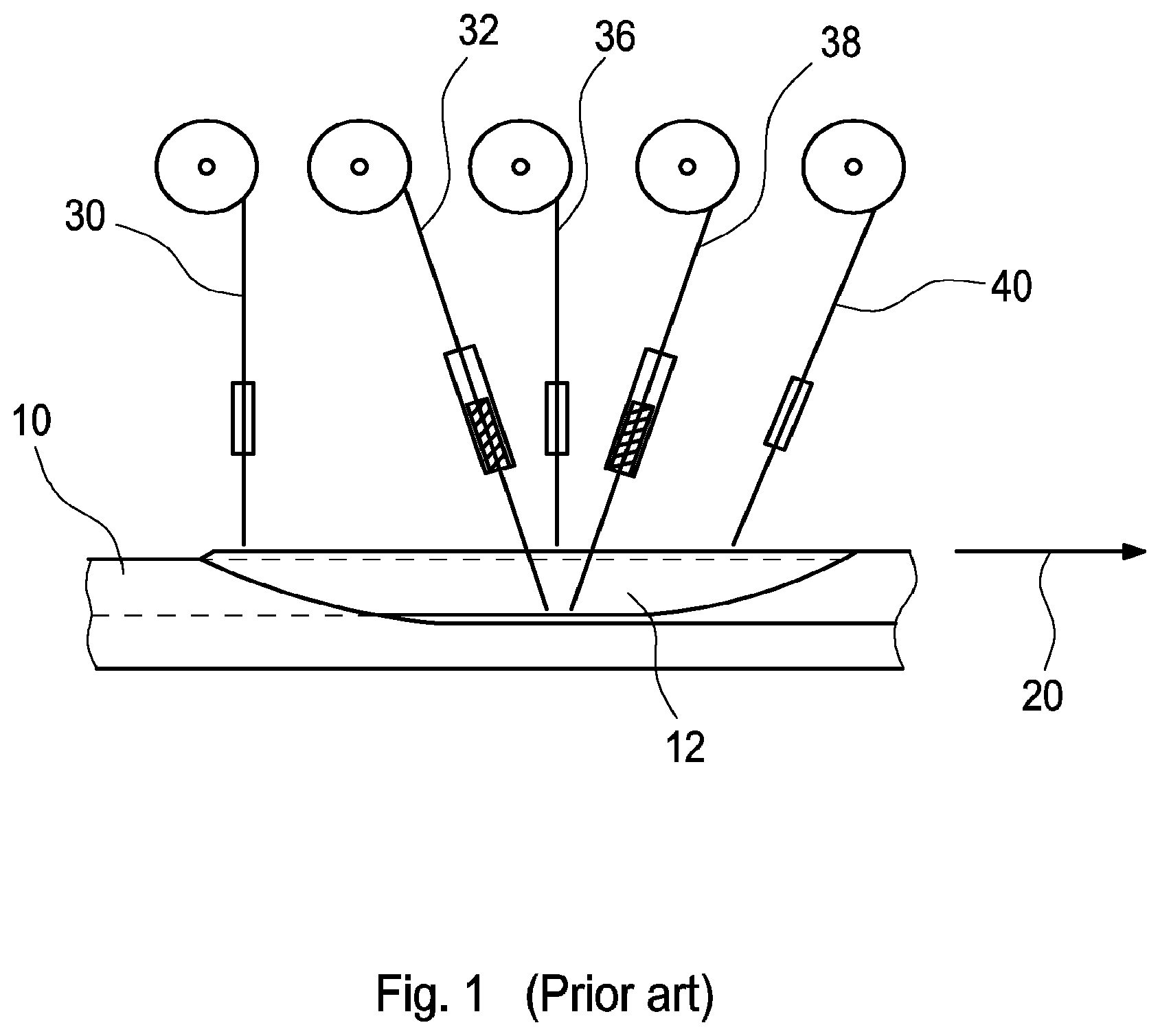 Patent US12090584 — Welding head and welding head assembly for an arc-welding system — Figure 1