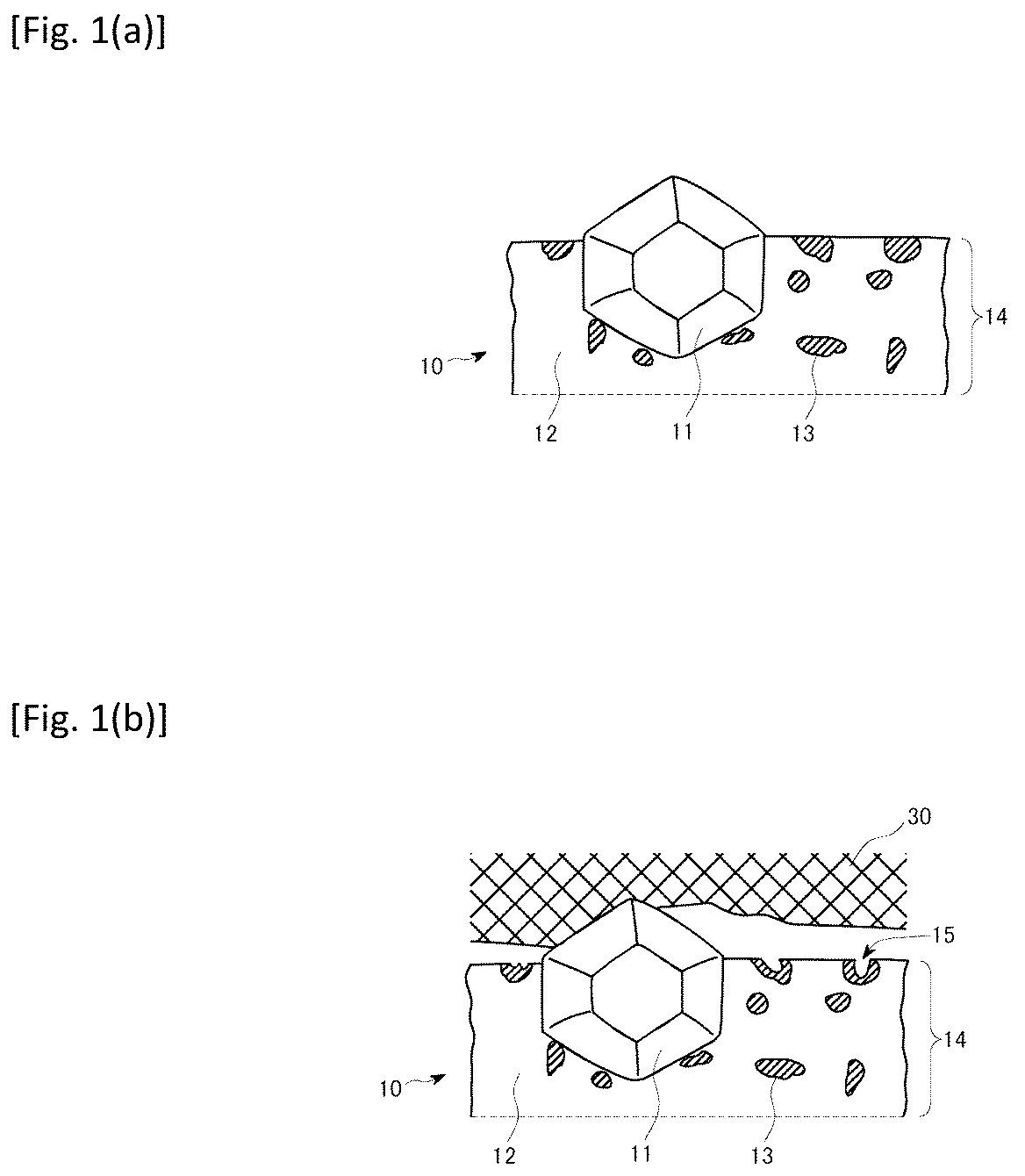 Patent US12090605 — Glass filler-containing metal bond grinding wheel — Figure 1