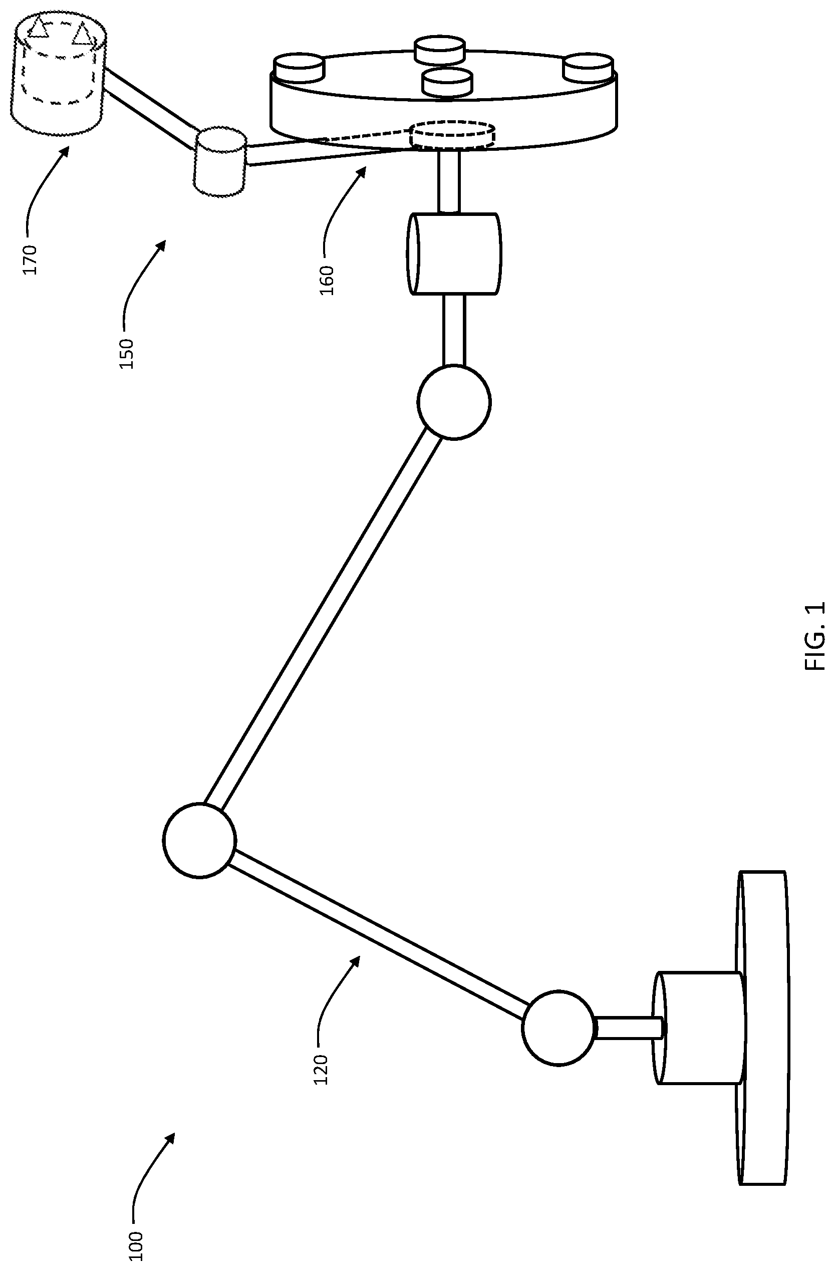 Patent US12090628 — Autonomous robotic system for placing and fastening paneling material for building construction operations — Figure 1