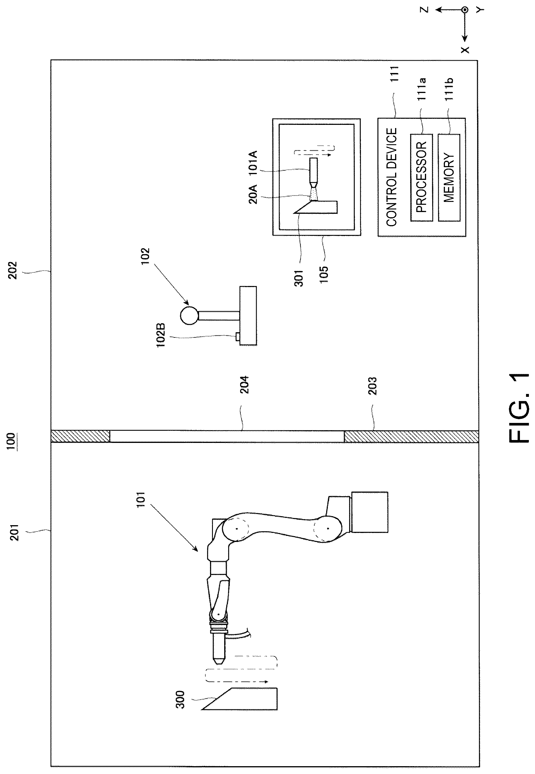 Patent US12090630 — Robot system — Figure 1