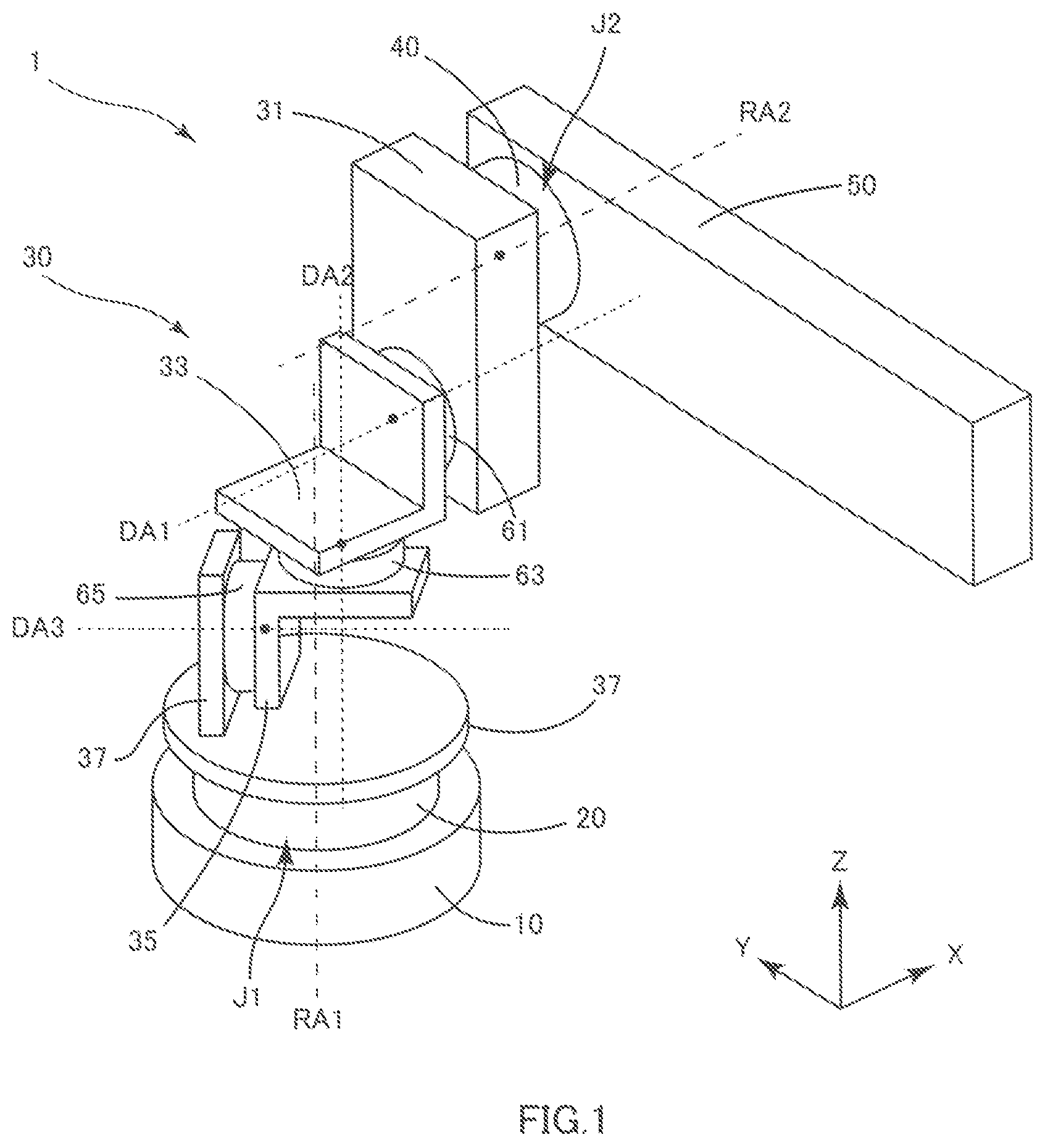 Patent US12090632 — Robot arm mechanism — Figure 1