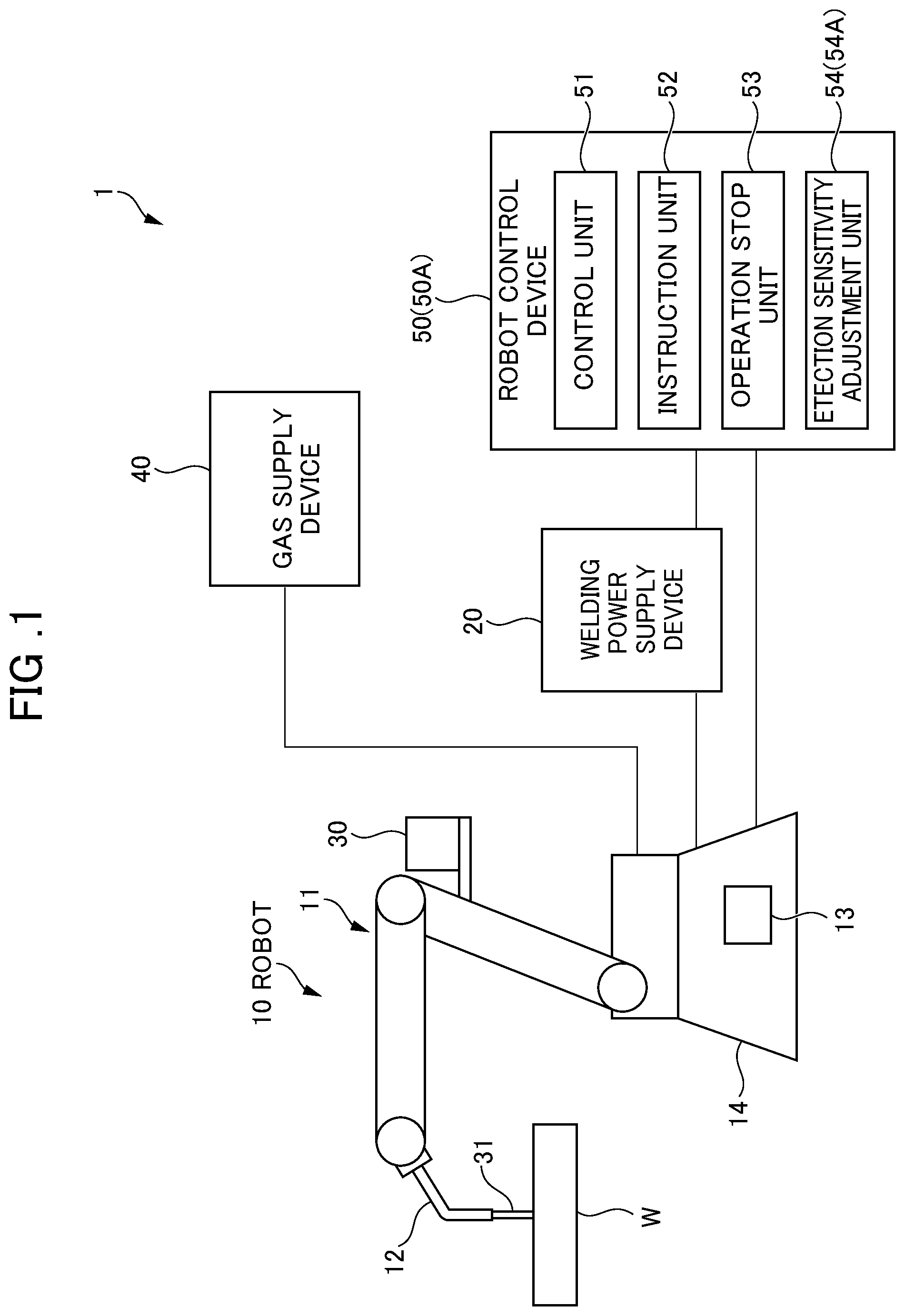 Patent US12090633 — Robot control device — Figure 1
