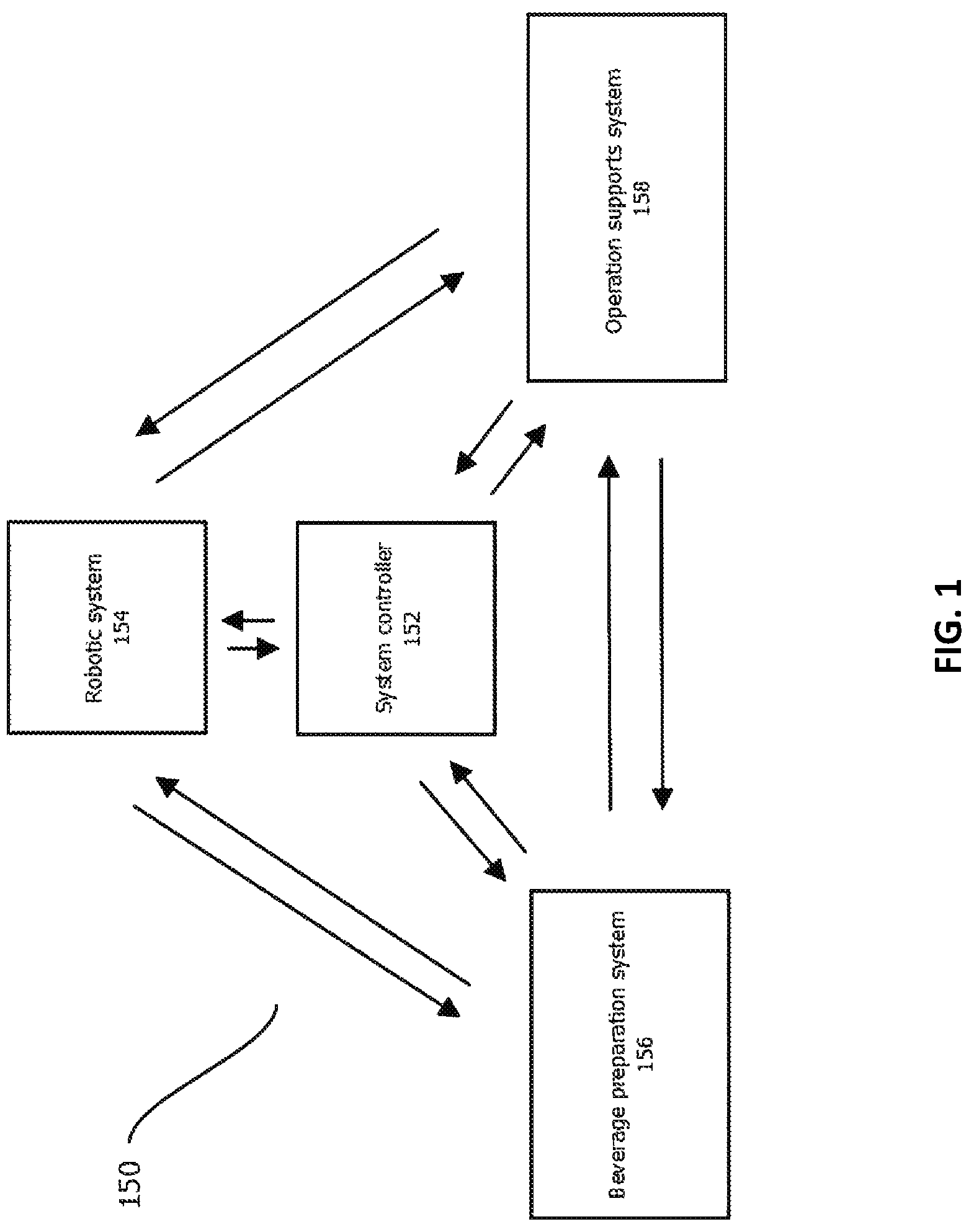 Patent US12090640 — Breakaway end-effectors for food and beverage preparation robots — Figure 1