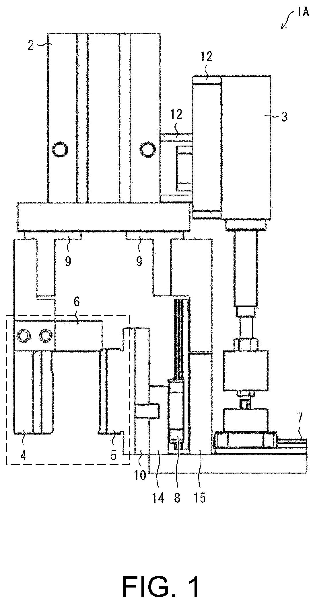 Patent US12090644 — Linear member gripping device — Figure 1