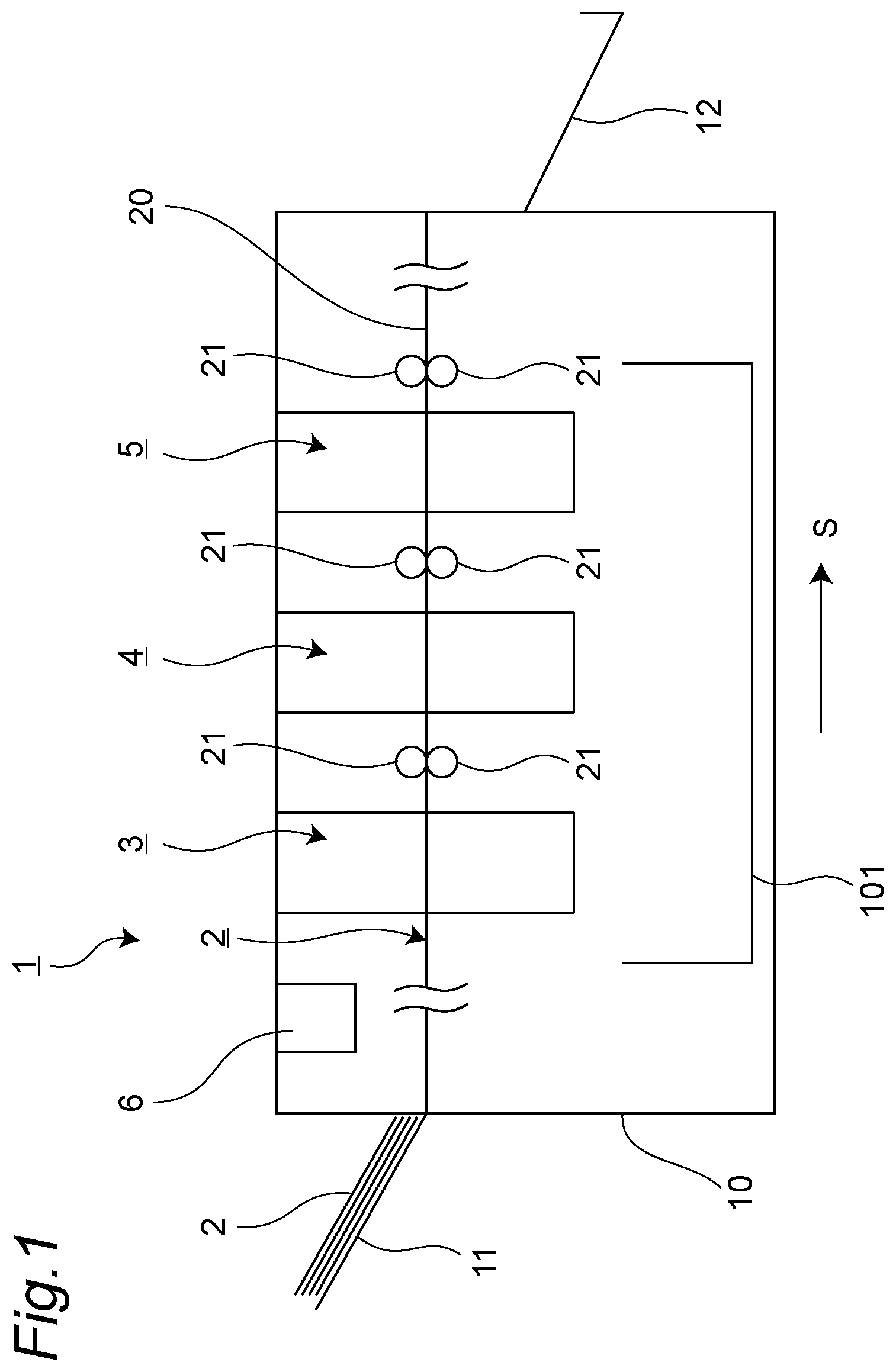 Patent US12090680 — Sheet processing machine — Figure 1