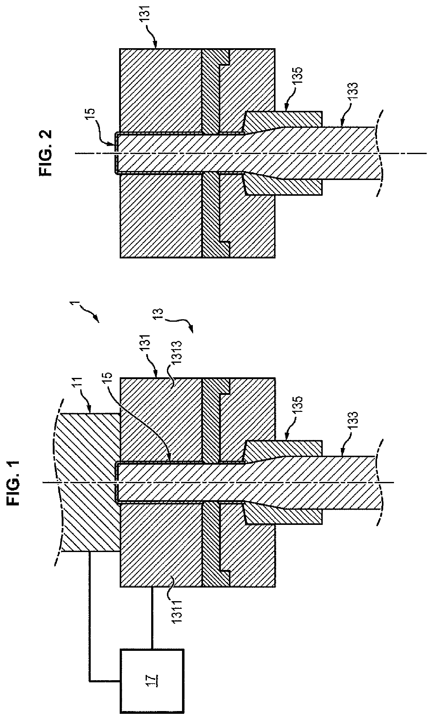 Patent US12090695 — System for manufacturing polymer parts by injection and associated method — Figure 1