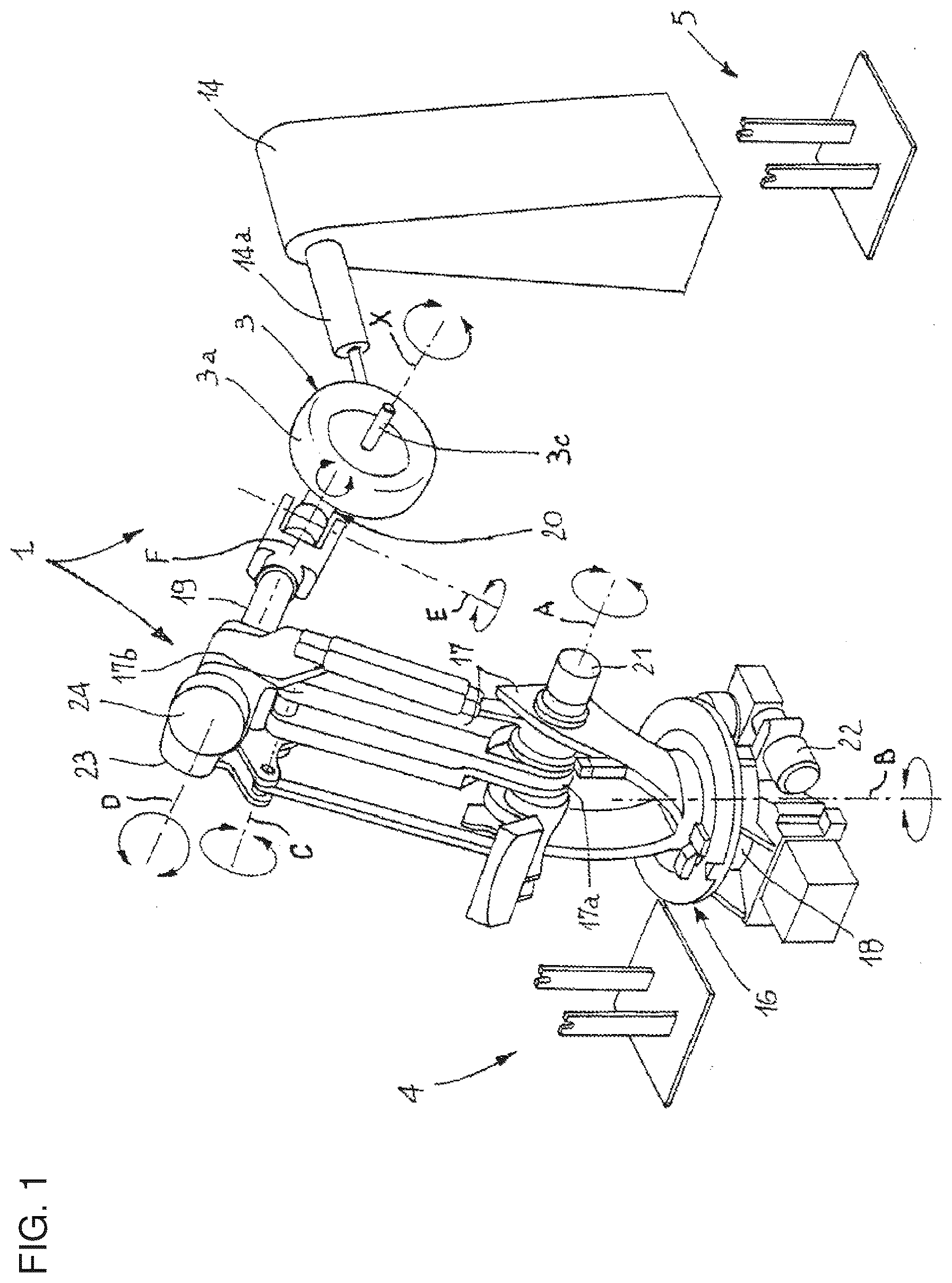 Patent US12090720 — Method for building green tyres — Figure 1