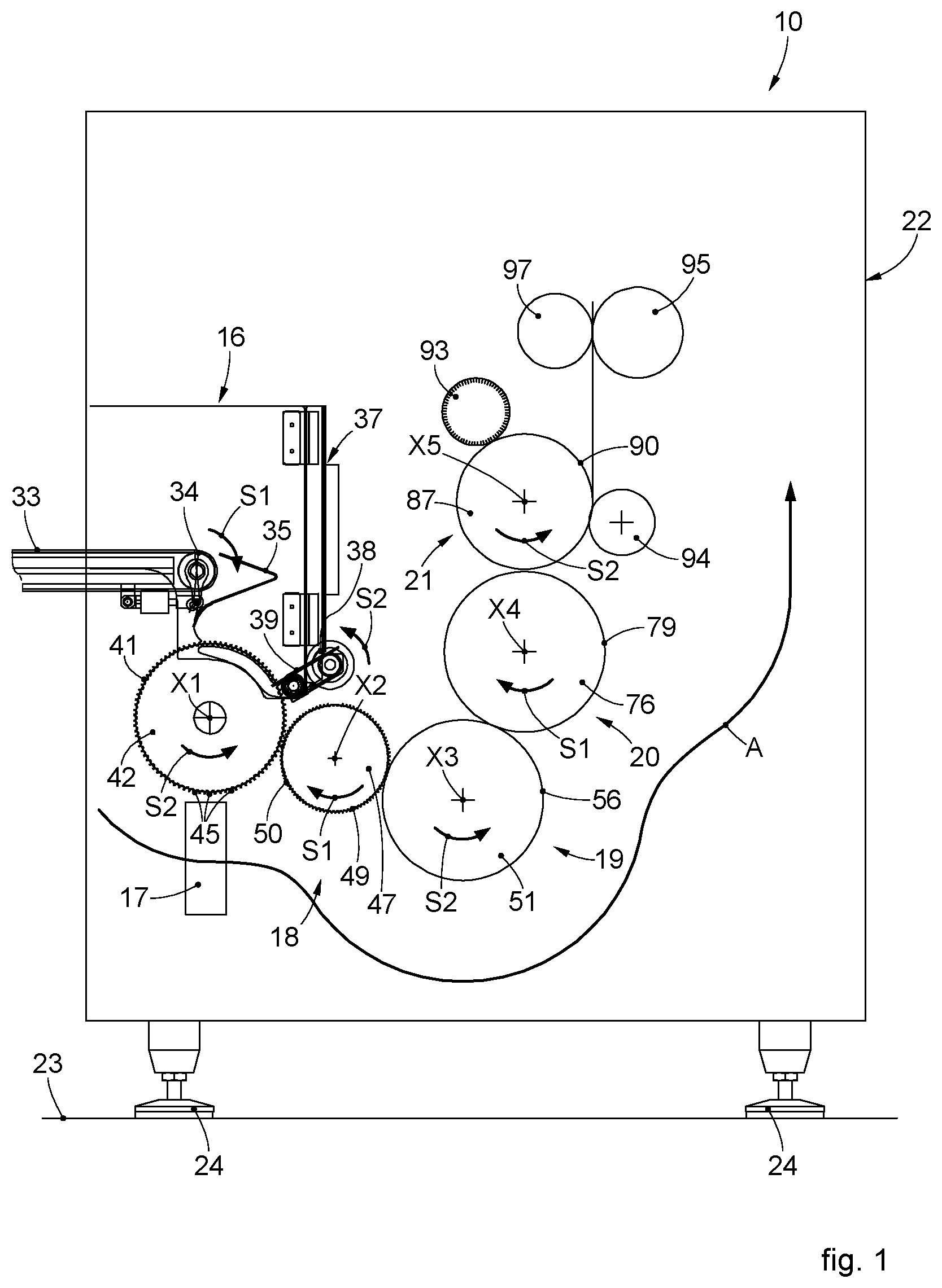 Patent US12090726 — Machine and method for the automated production of straws — Figure 1