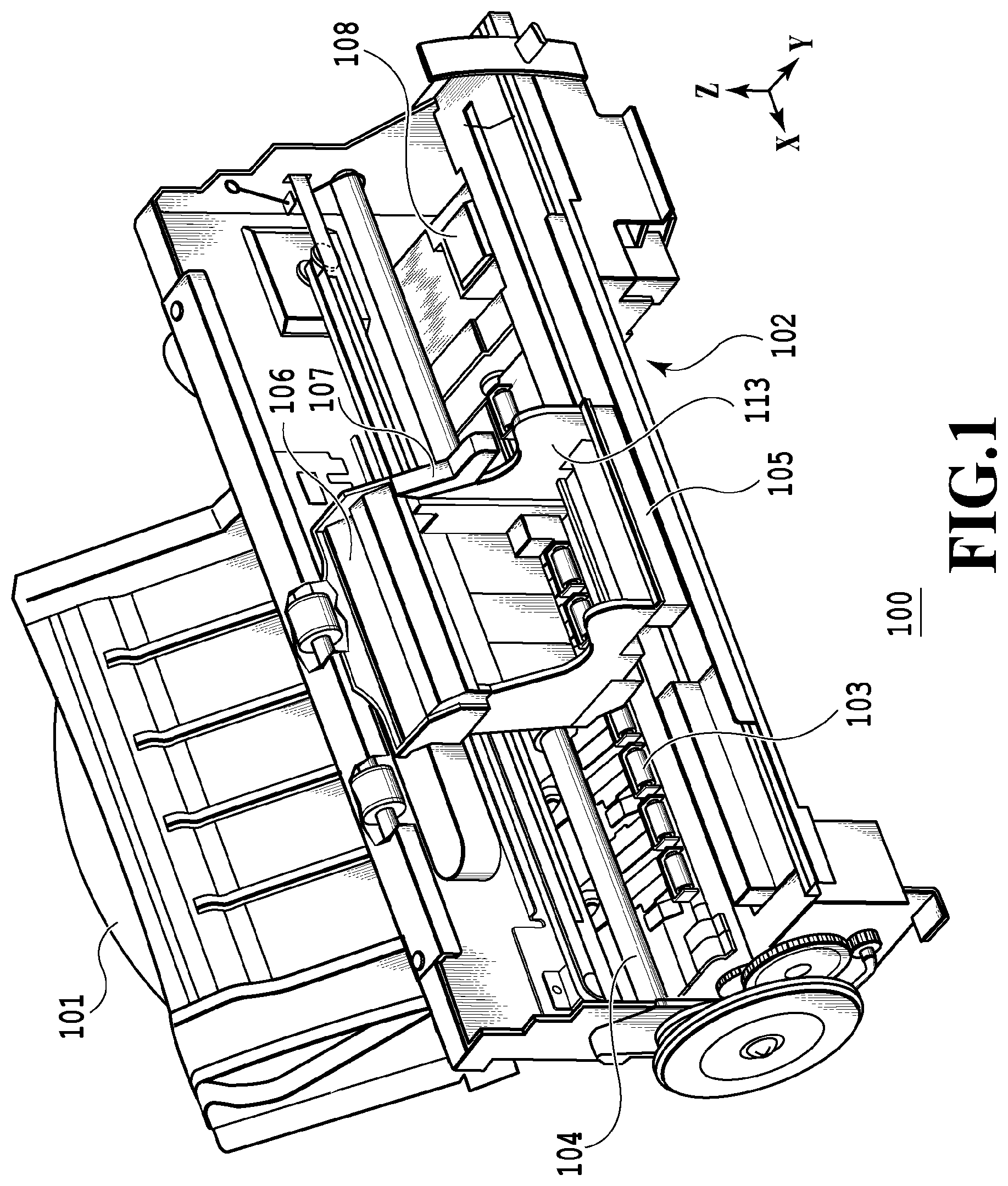 Patent US12090750 — Printing apparatus and method of controlling printing apparatus — Figure 1