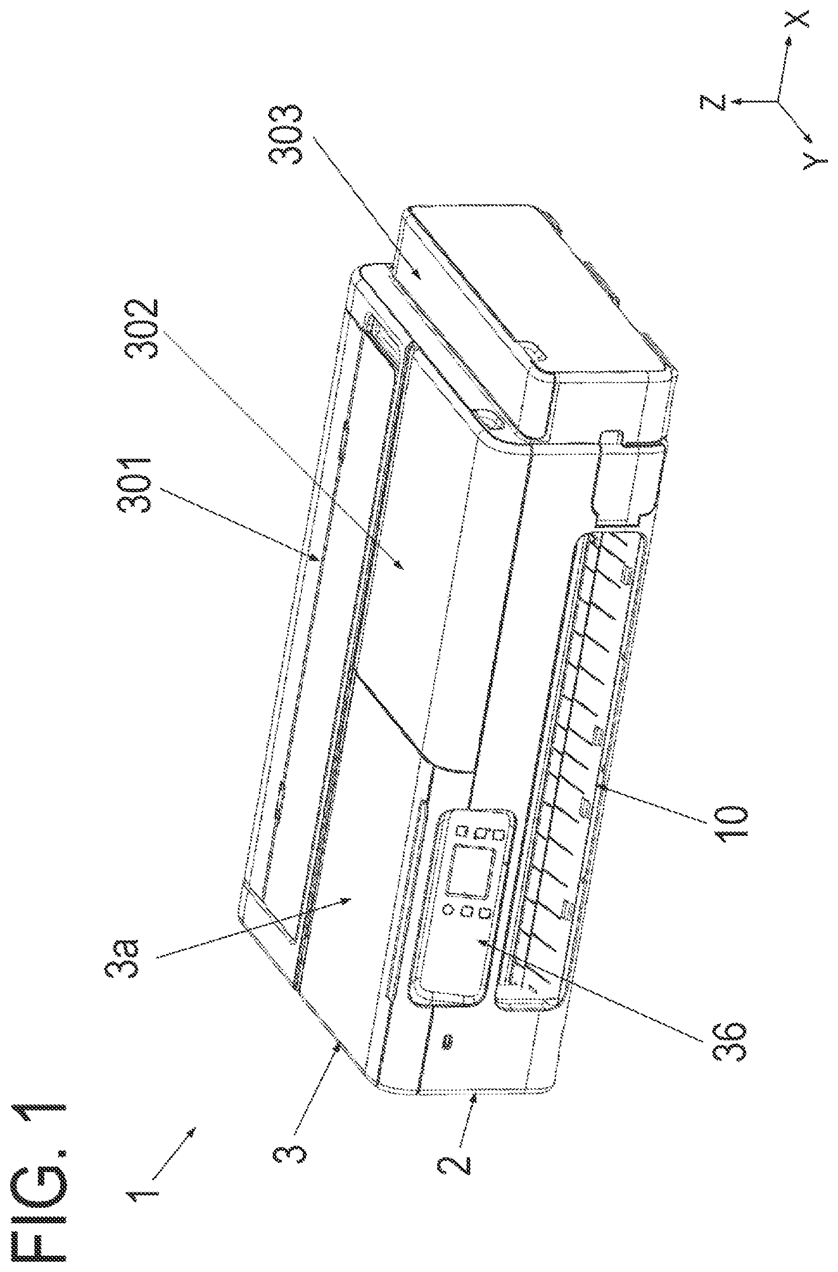 Patent US12090751 — Recording apparatus — Figure 1