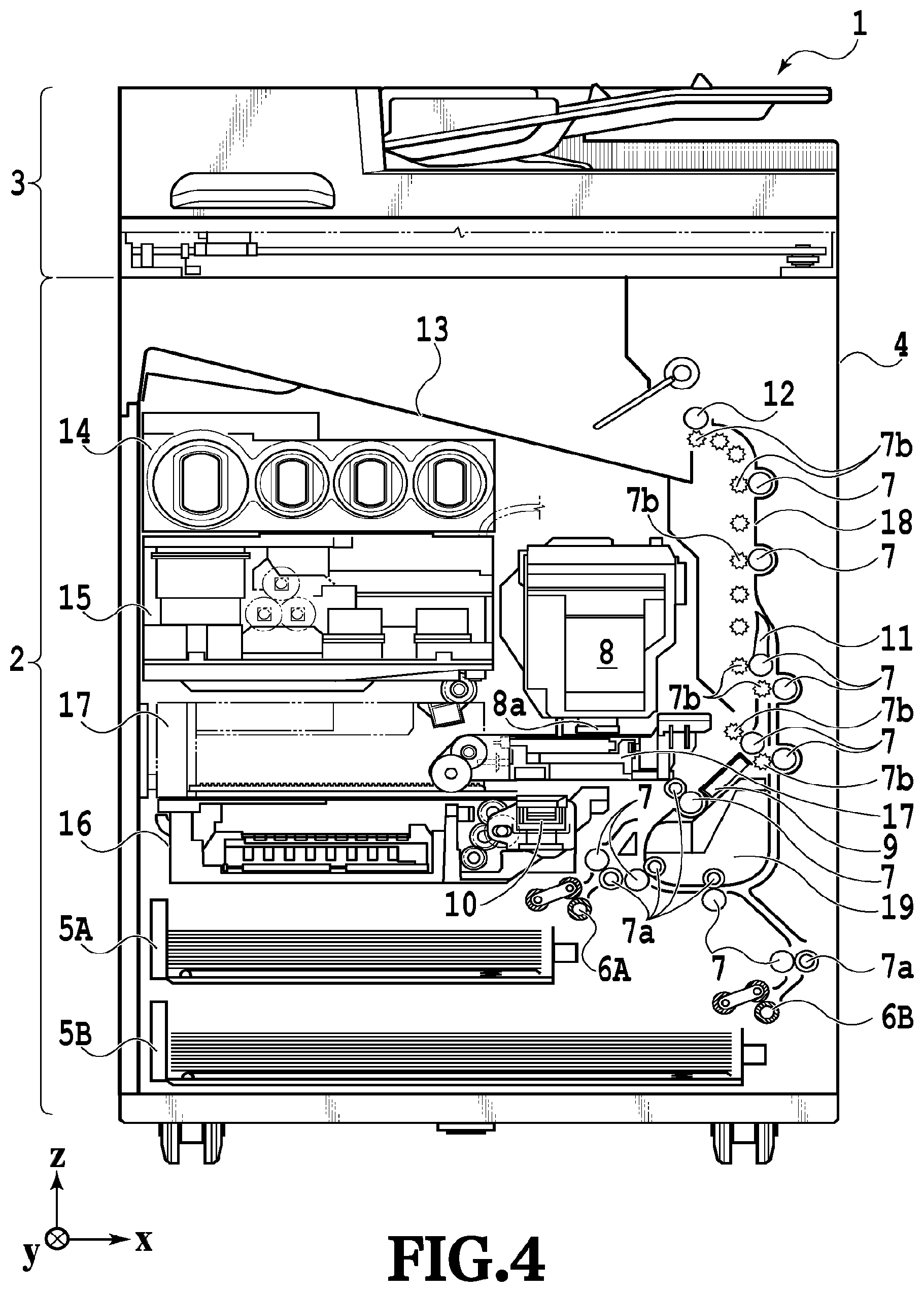 Patent US12090755 Figure 4 – Printing apparatus