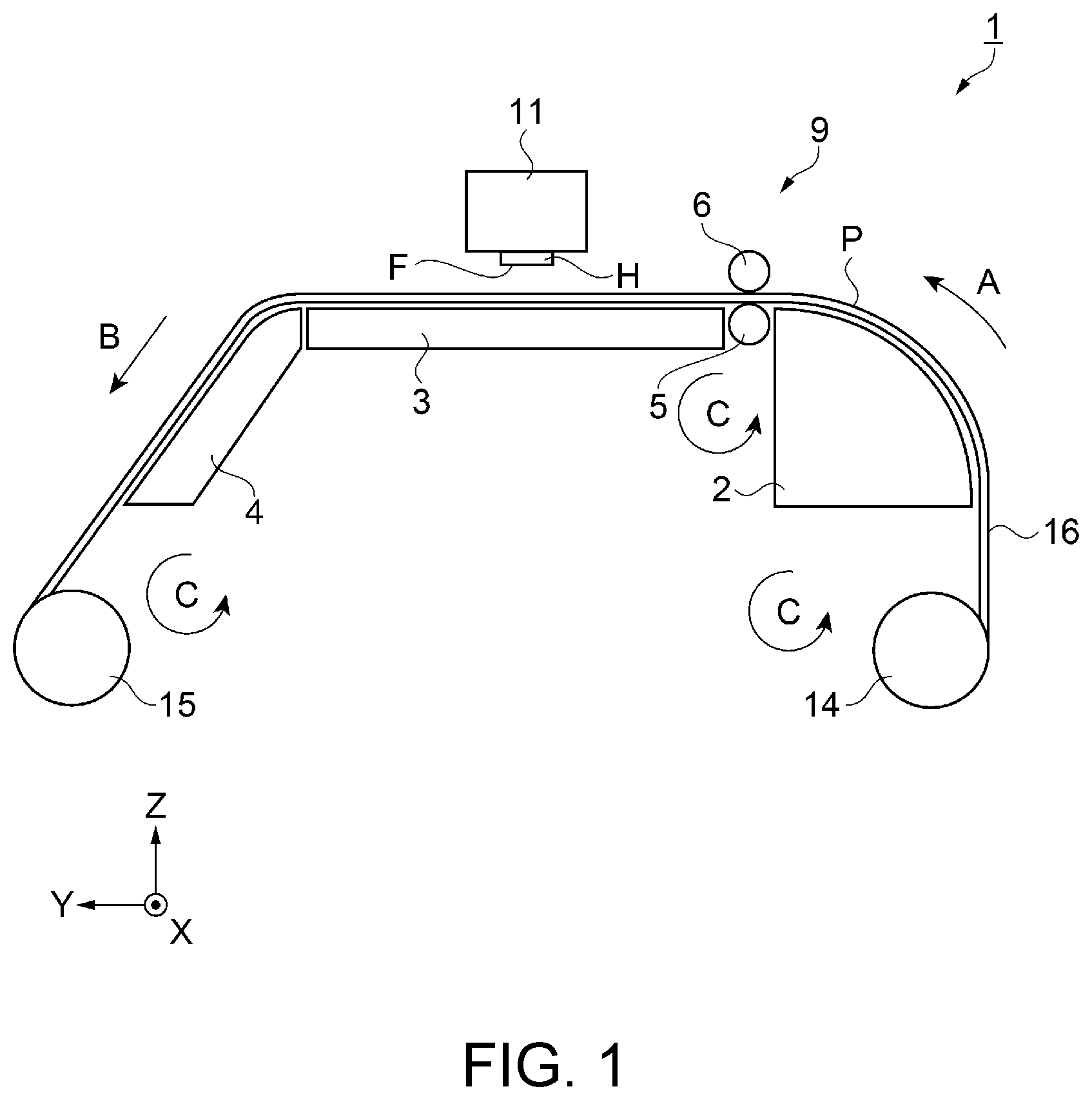 Patent US12090756 — Recording apparatus — Figure 1