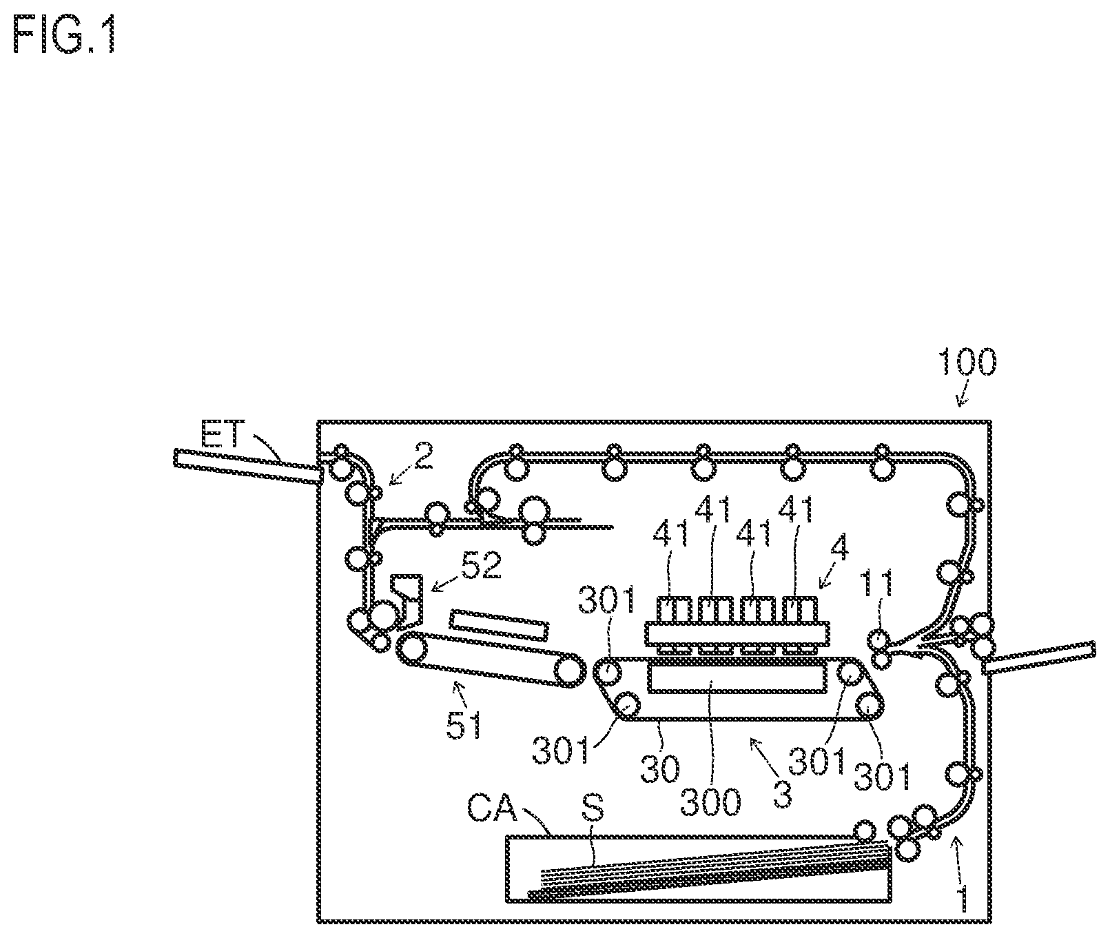 Patent US12090762 Figure 1 – Ink-jet recording apparatus