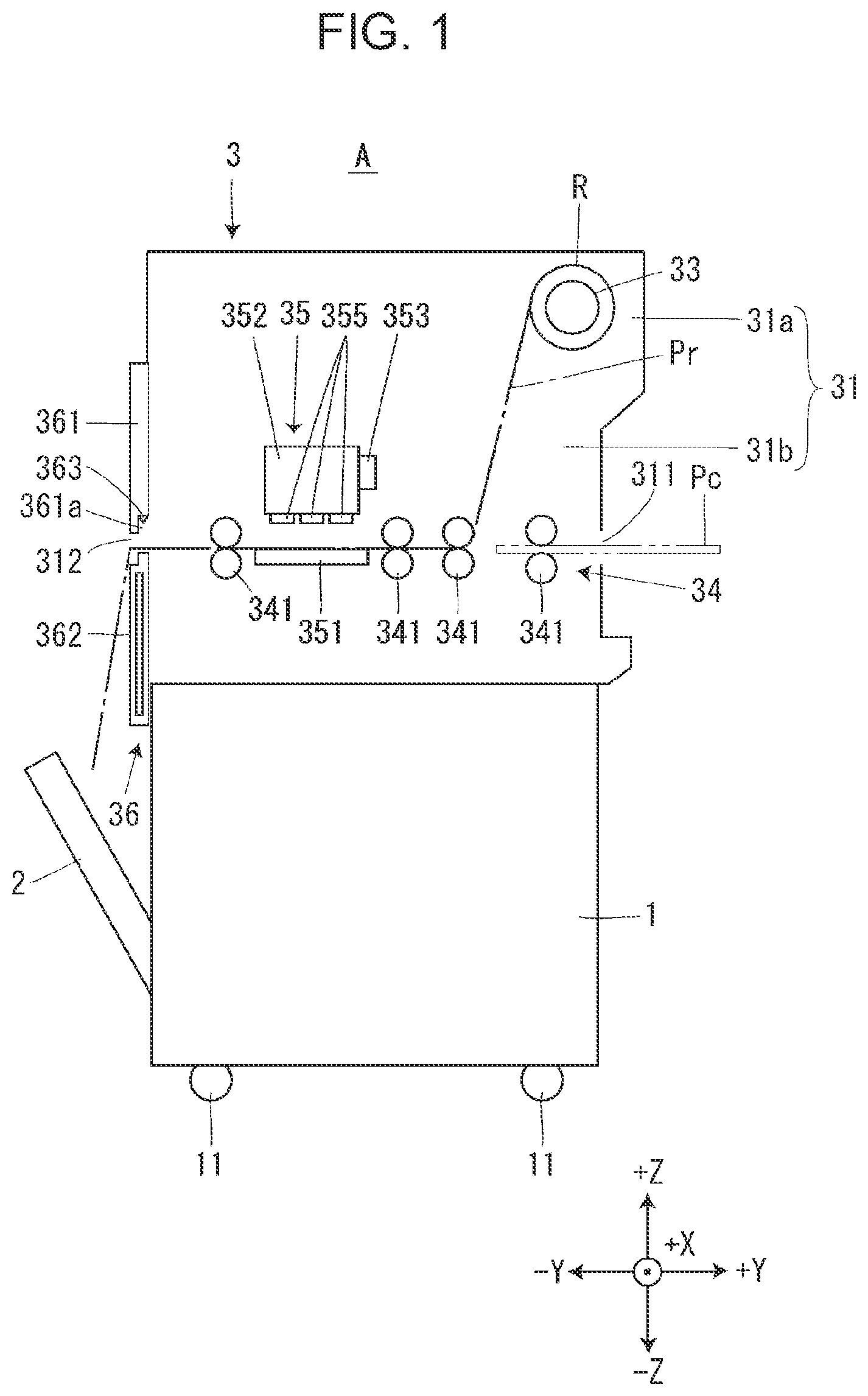 Patent US12090770 — Printing apparatus — Figure 1