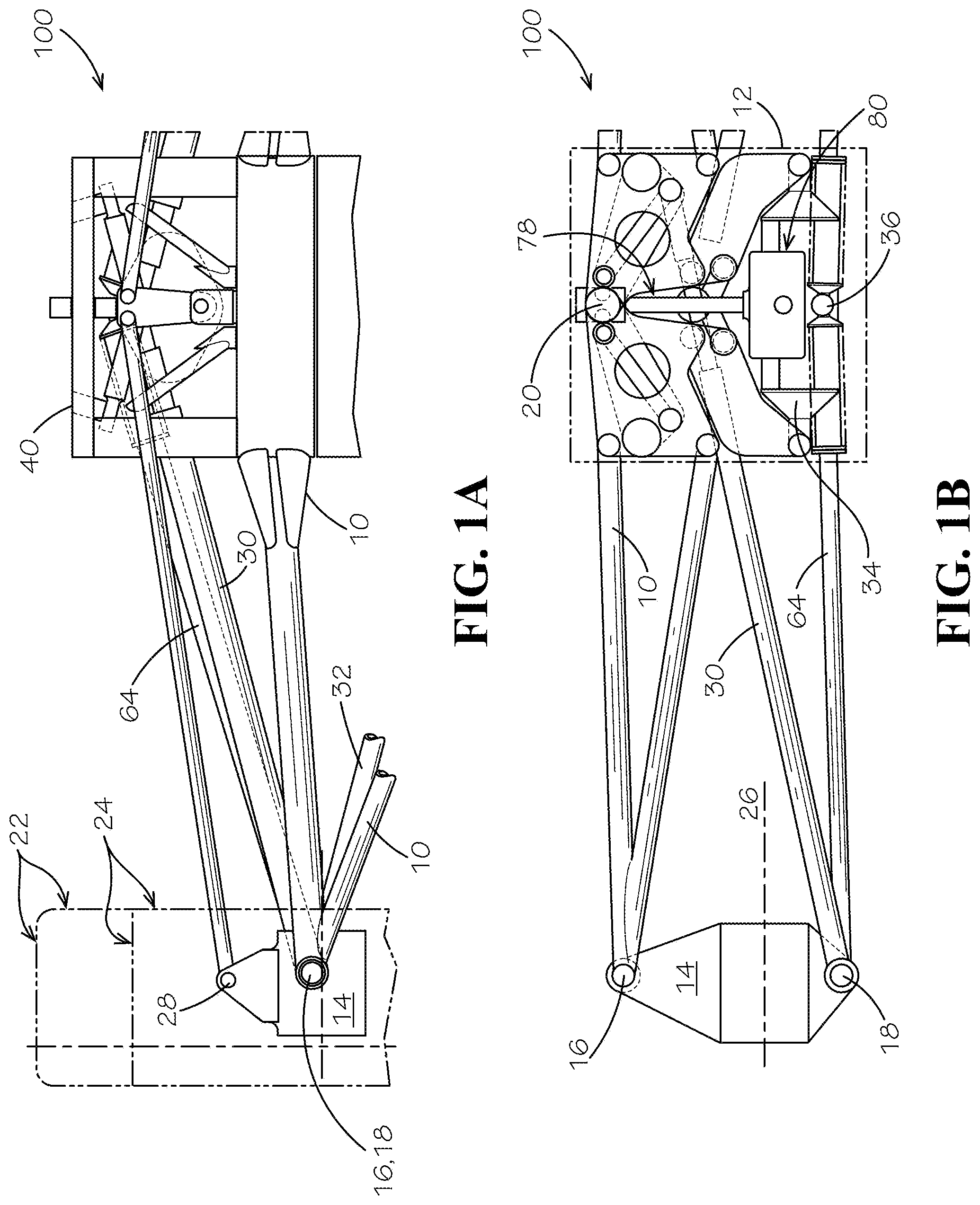 Patent US12090809 Figure 1 – Weight transfer linkage
