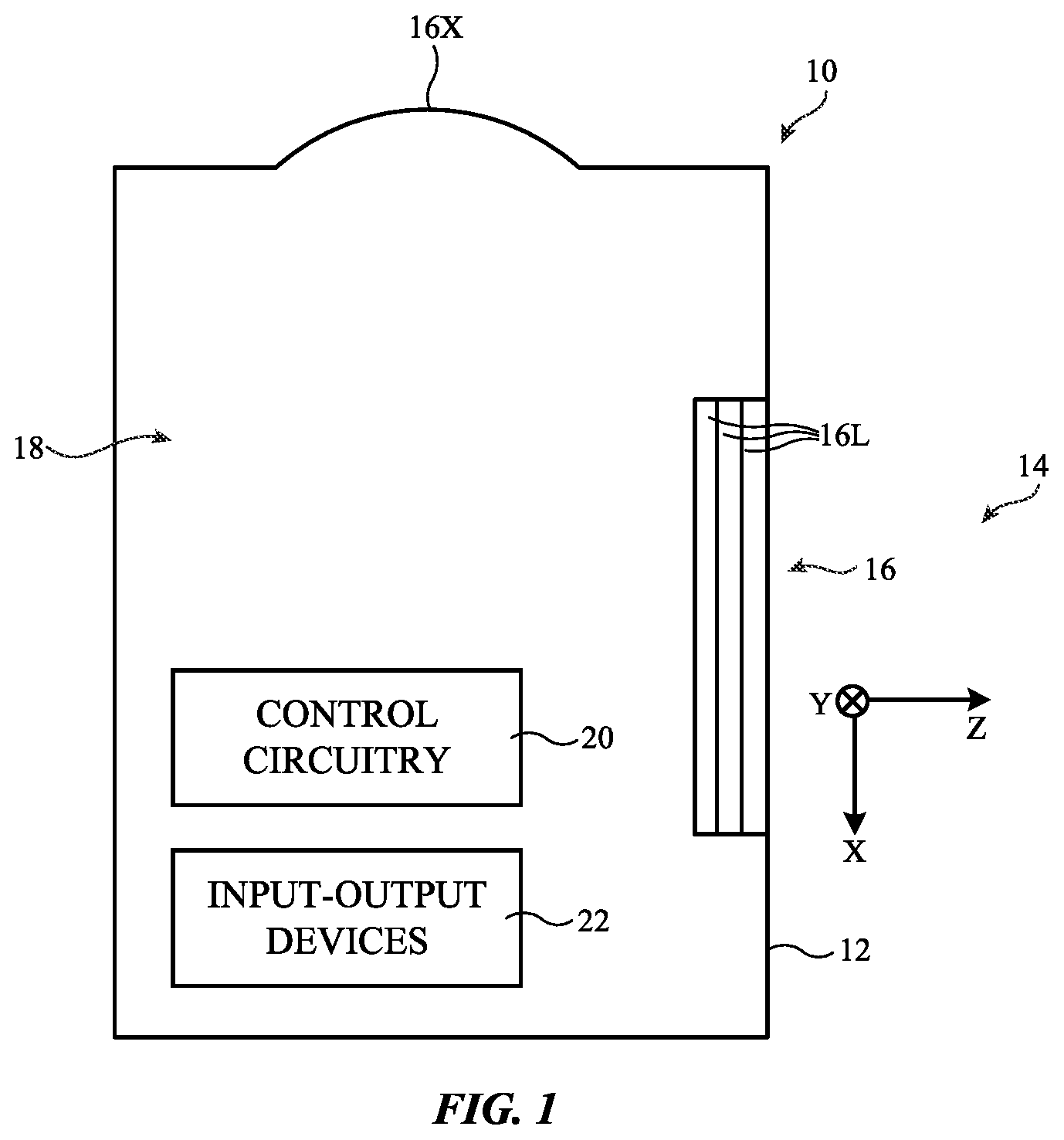 Patent US12090821 — Systems with adjustable window transmission — Figure 1