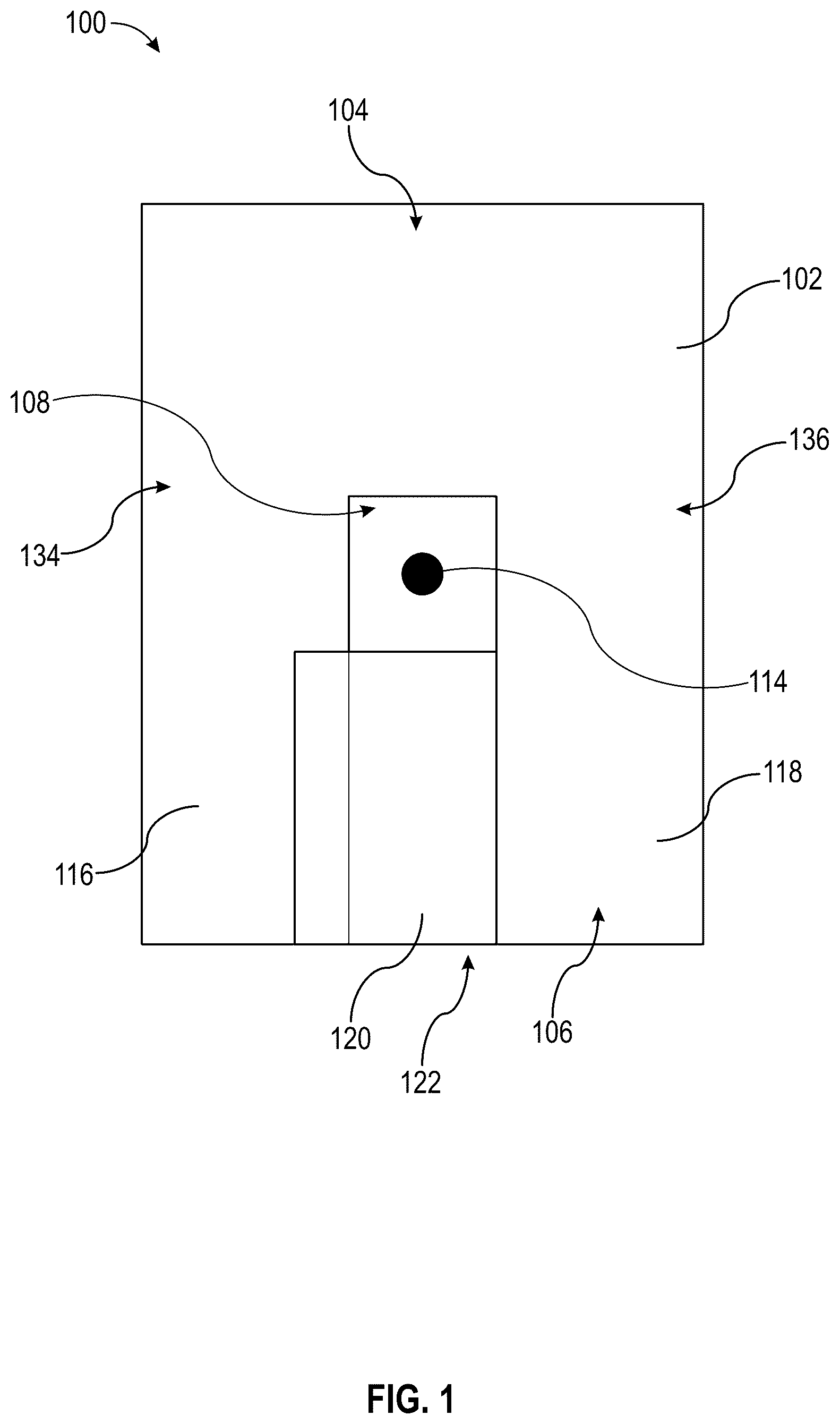Patent US12090828 — Tonneau cover system — Figure 1