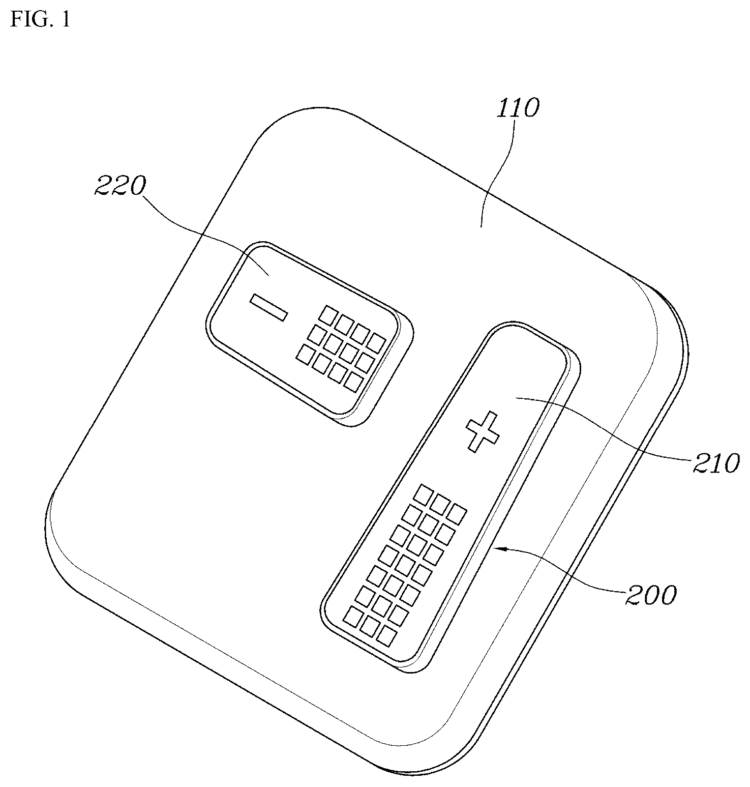 Patent US12090845 — Electronic pedal apparatus — Figure 1