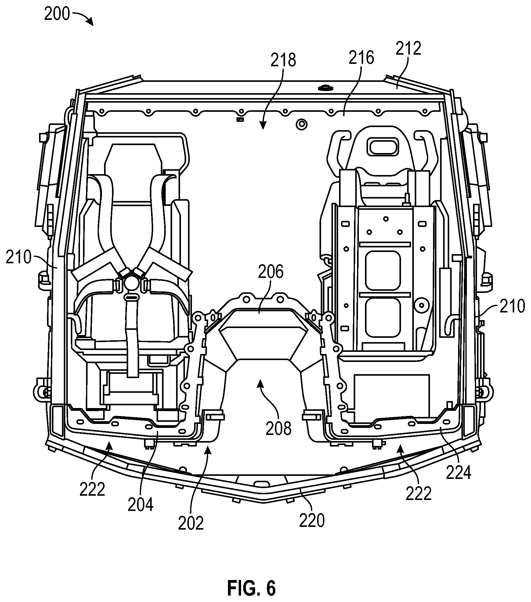Patent US12090856 Figure 6 – Electrified military vehicle
